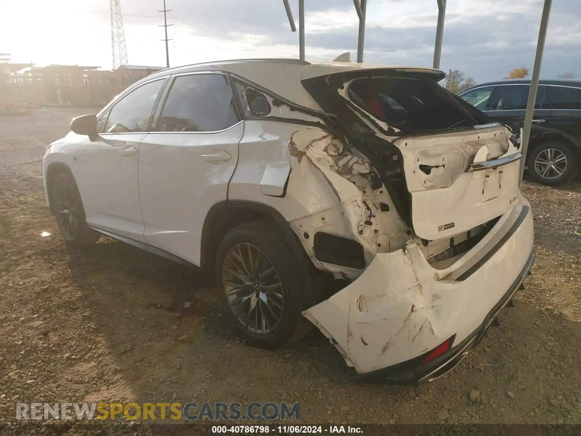 3 fotografías del automóvil dañado 2T2YZMDA9LC233500 LEXUS RX 350 2020
