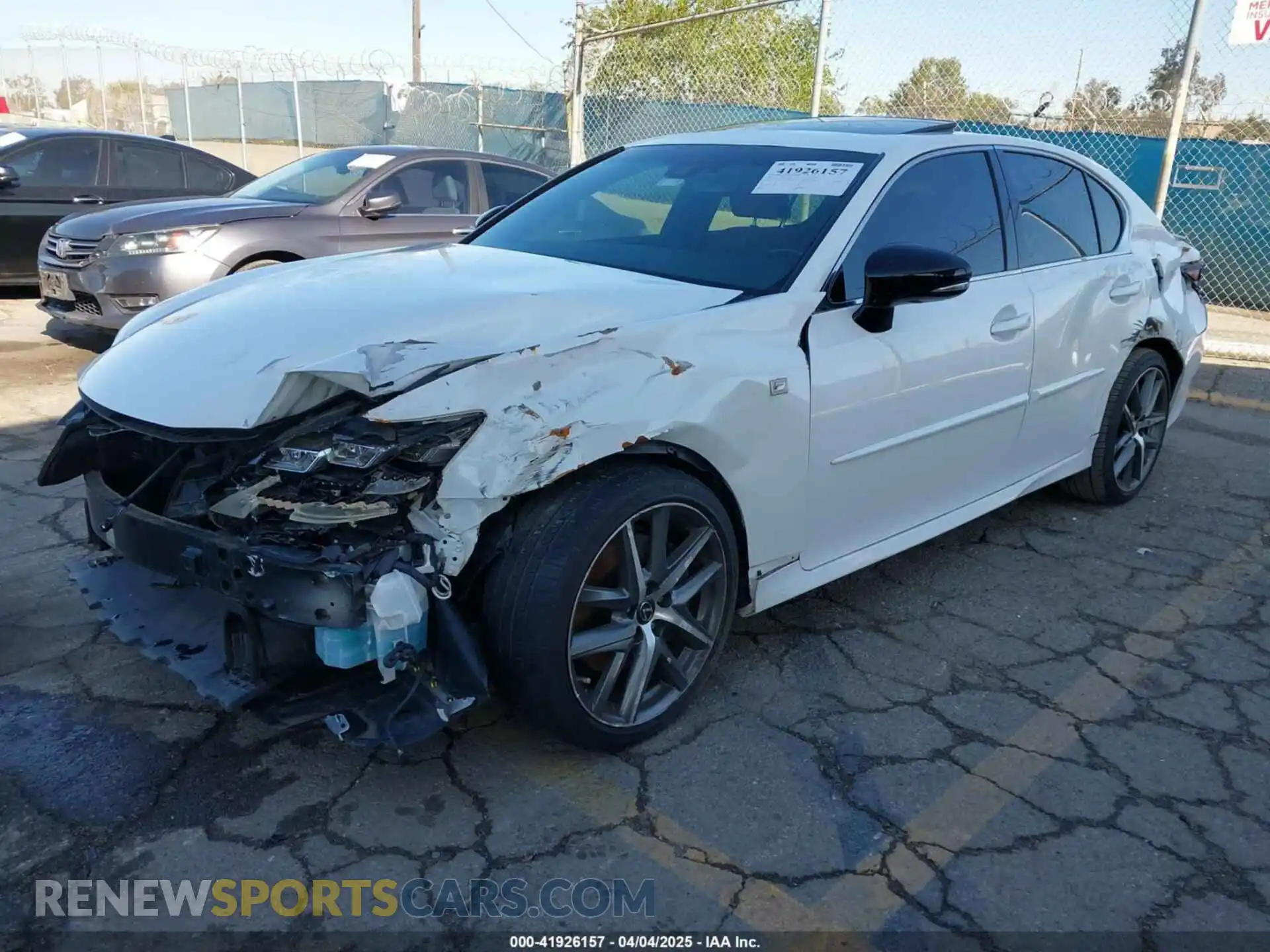 2 Photograph of a damaged car 2T2YZMDAXLC223834 LEXUS RX 350 2020