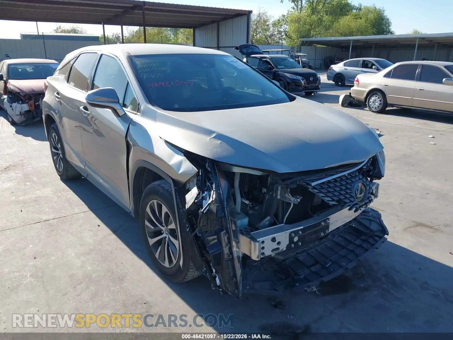 1 Photograph of a damaged car 2T2AZMAA2MC197933 LEXUS RX 350 2021
