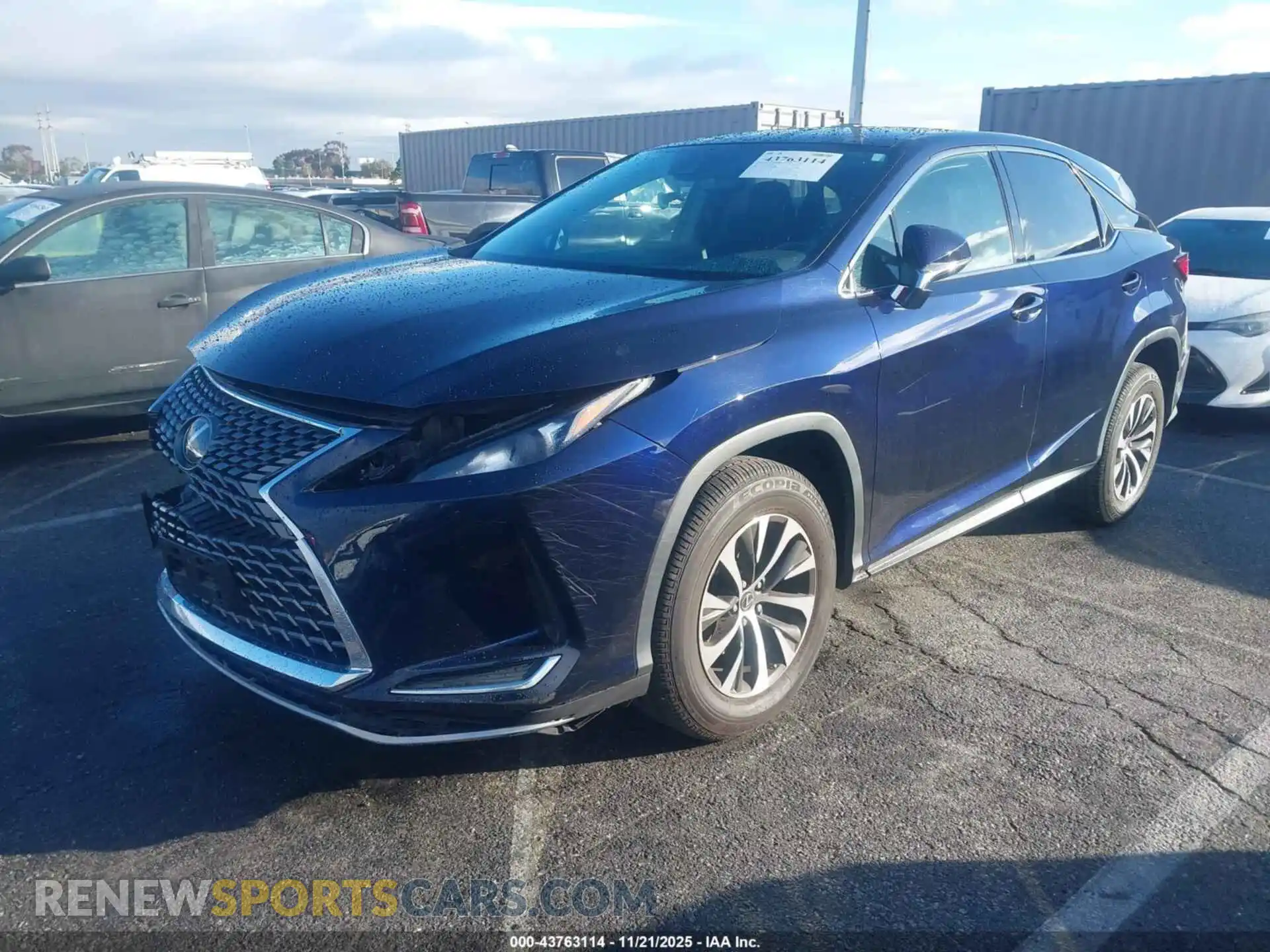 2 fotografías del automóvil dañado 2T2AZMAA8MC206019 LEXUS RX 350 2021