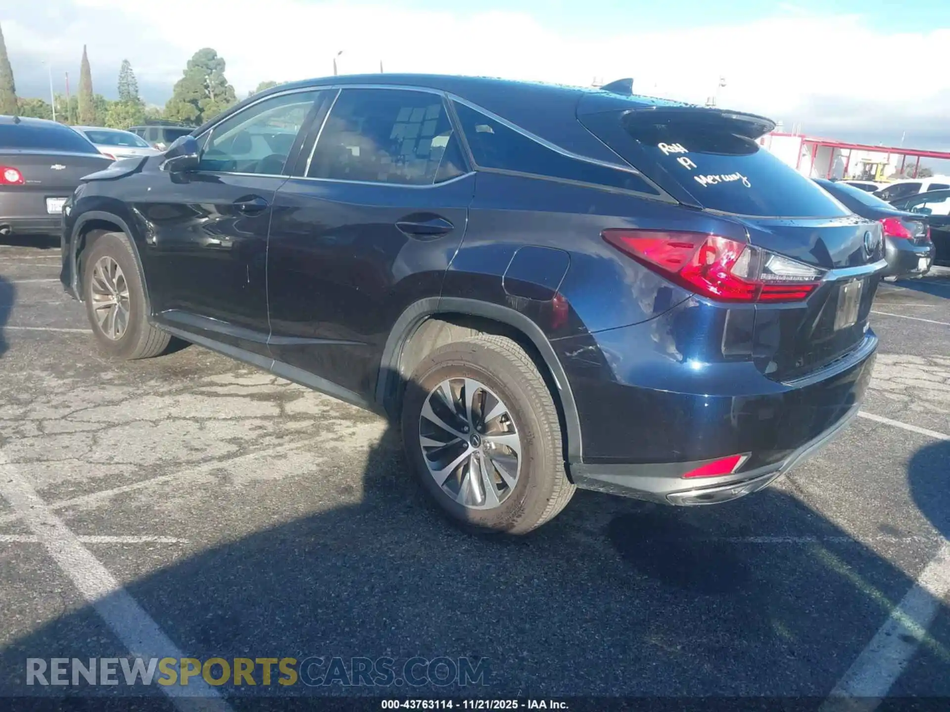 3 fotografías del automóvil dañado 2T2AZMAA8MC206019 LEXUS RX 350 2021