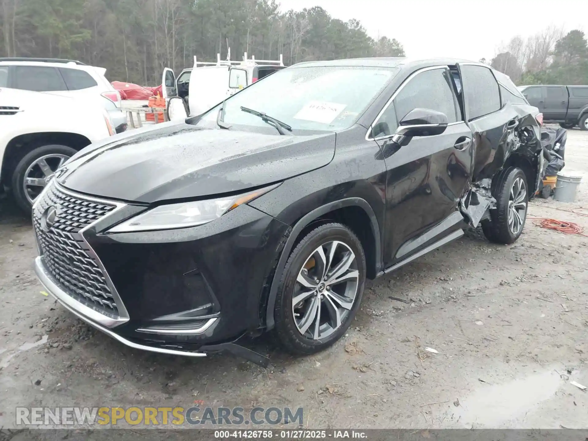 2 Photograph of a damaged car 2T2HZMAA0MC201749 LEXUS RX 350 2021
