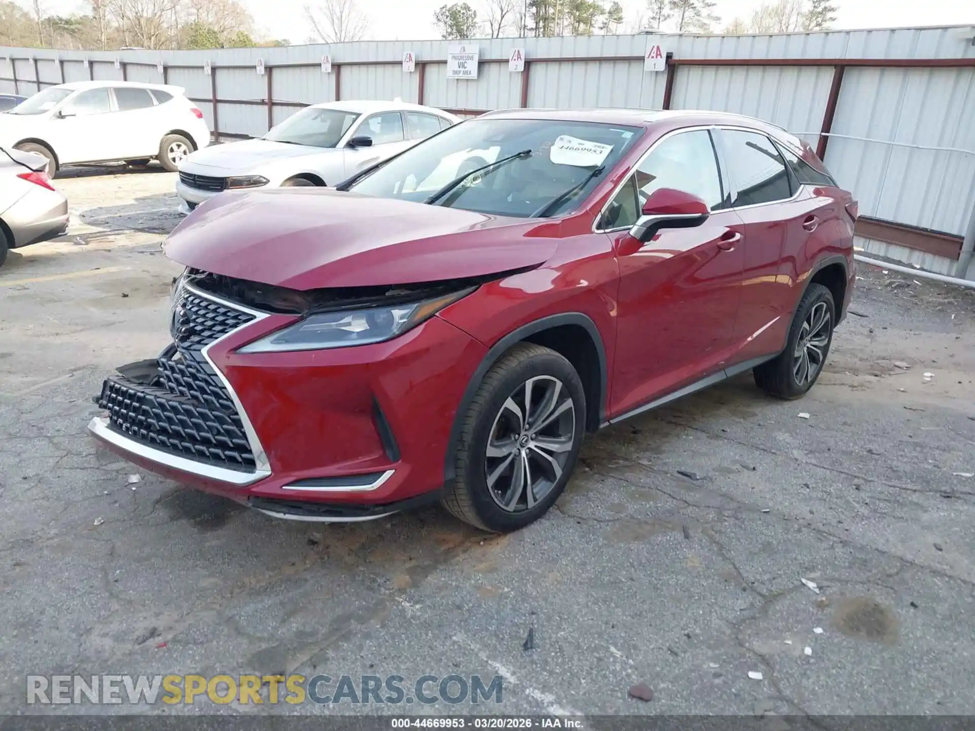 2 Photograph of a damaged car 2T2HZMAA0MC208801 LEXUS RX 350 2021