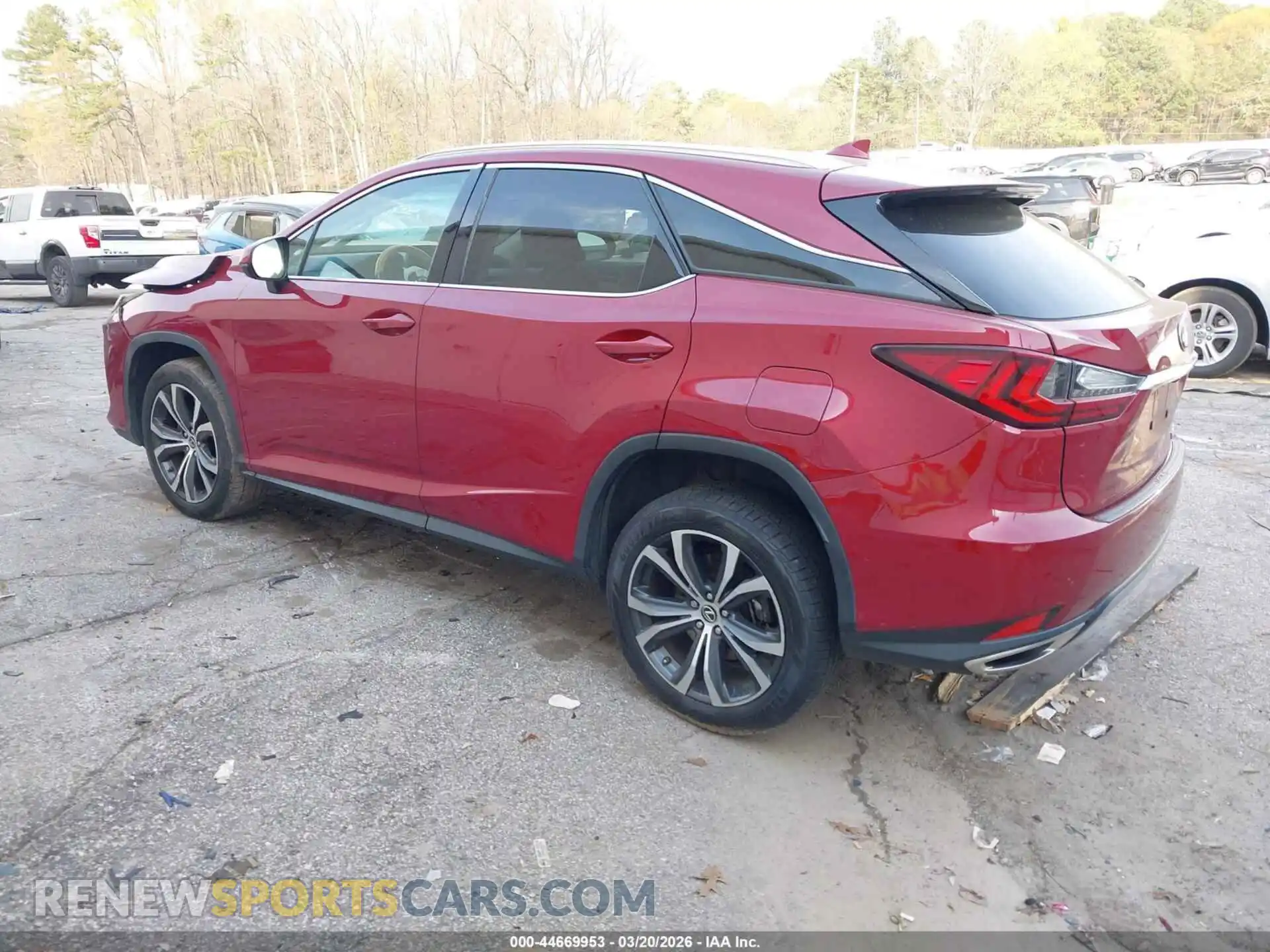3 Photograph of a damaged car 2T2HZMAA0MC208801 LEXUS RX 350 2021
