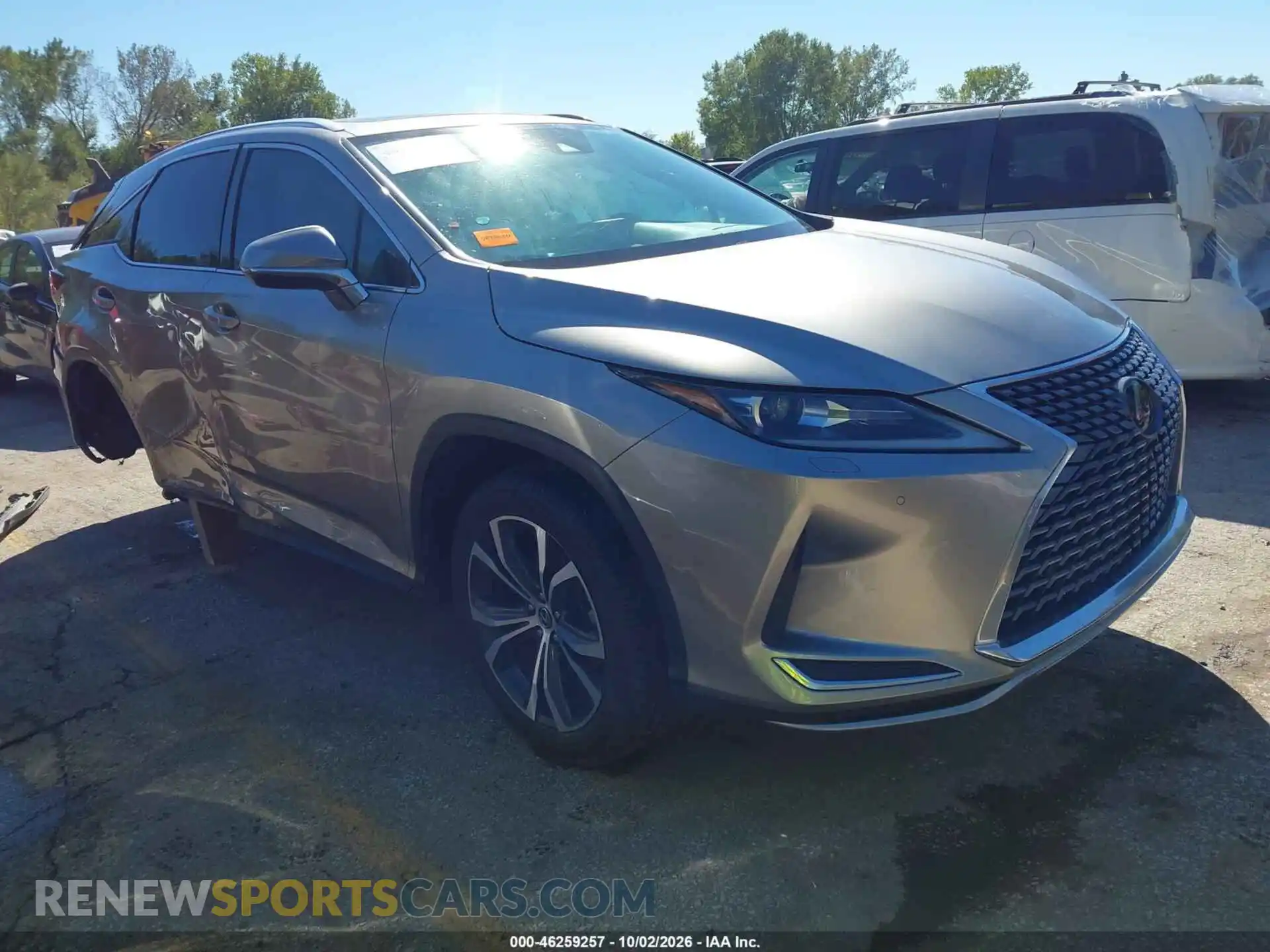1 Photograph of a damaged car 2T2HZMAA1MC187702 LEXUS RX 350 2021