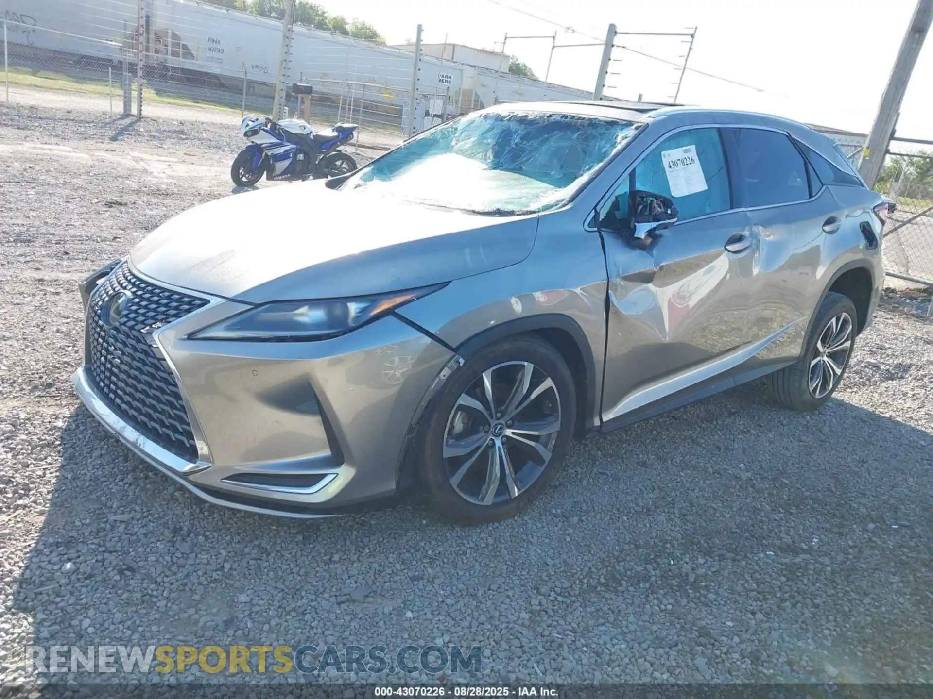 2 Photograph of a damaged car 2T2HZMAA1MC210847 LEXUS RX 350 2021