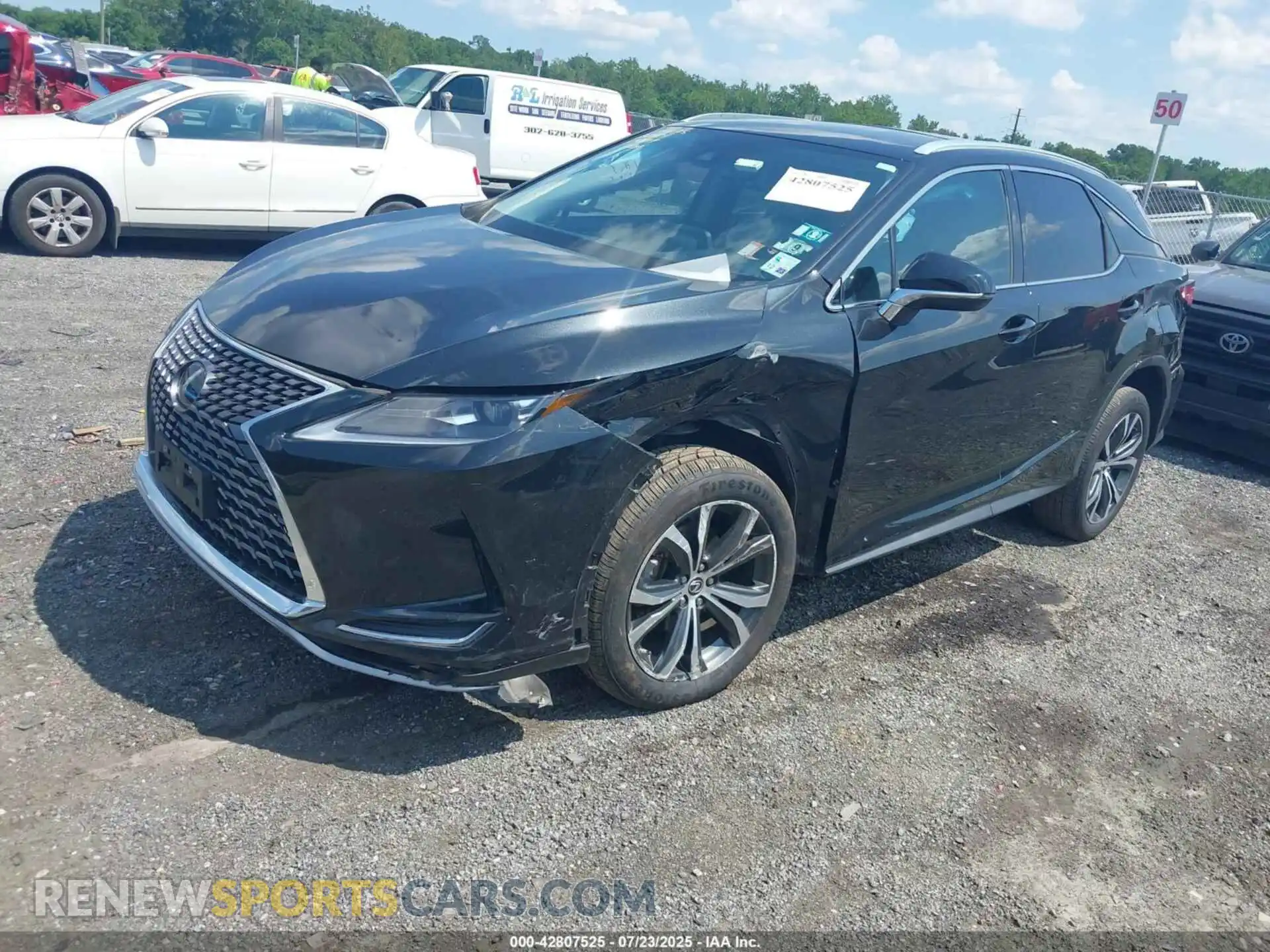 2 Photograph of a damaged car 2T2HZMAA2MC185683 LEXUS RX 350 2021