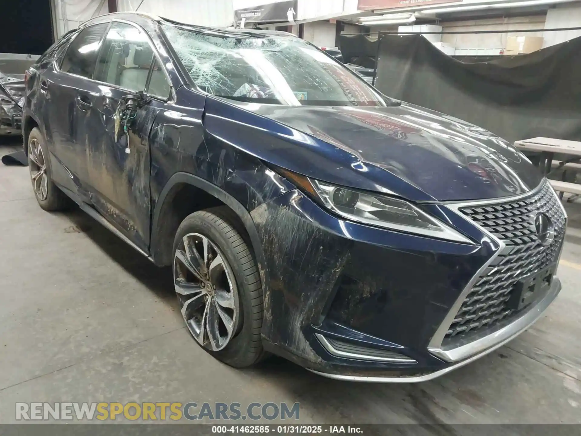 1 Фотография поврежденного автомобиля 2T2HZMAA2MC210565 LEXUS RX 350 2021