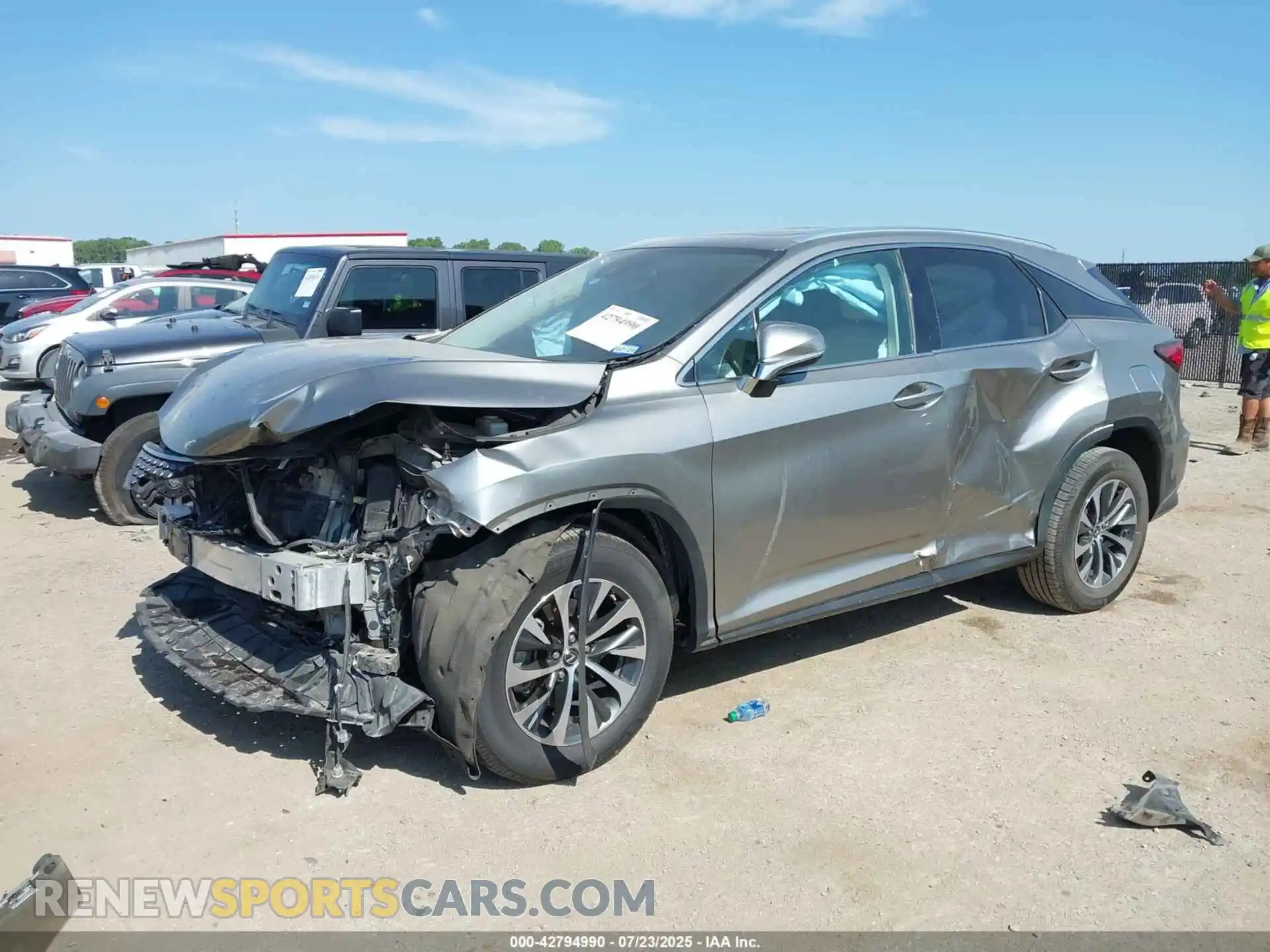 2 Photograph of a damaged car 2T2HZMAA3MC195851 LEXUS RX 350 2021