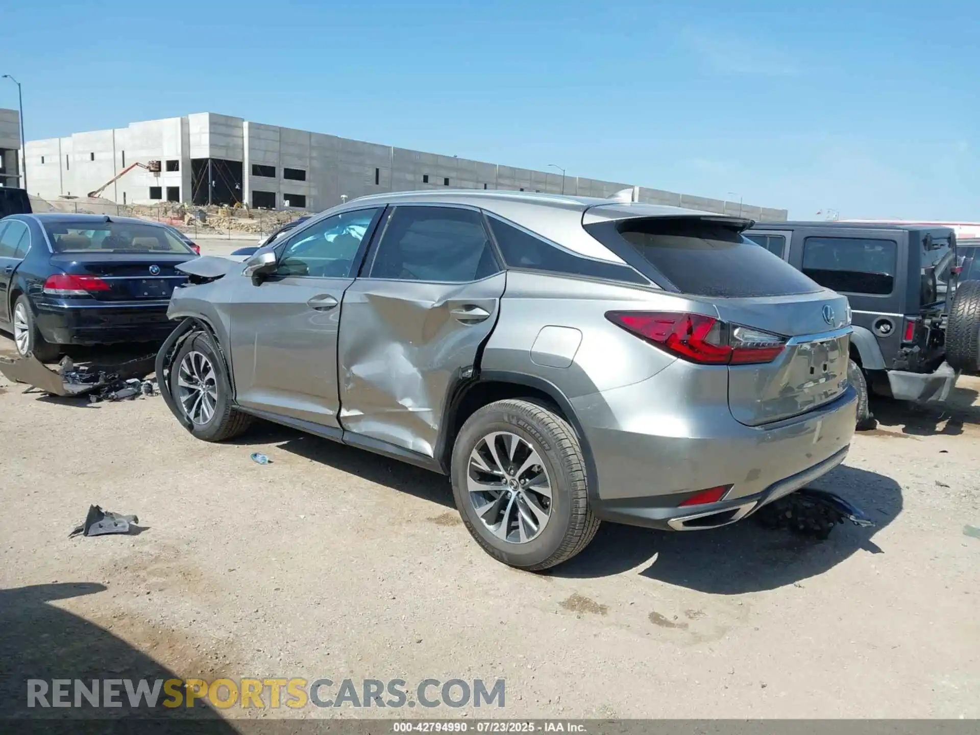 3 Photograph of a damaged car 2T2HZMAA3MC195851 LEXUS RX 350 2021