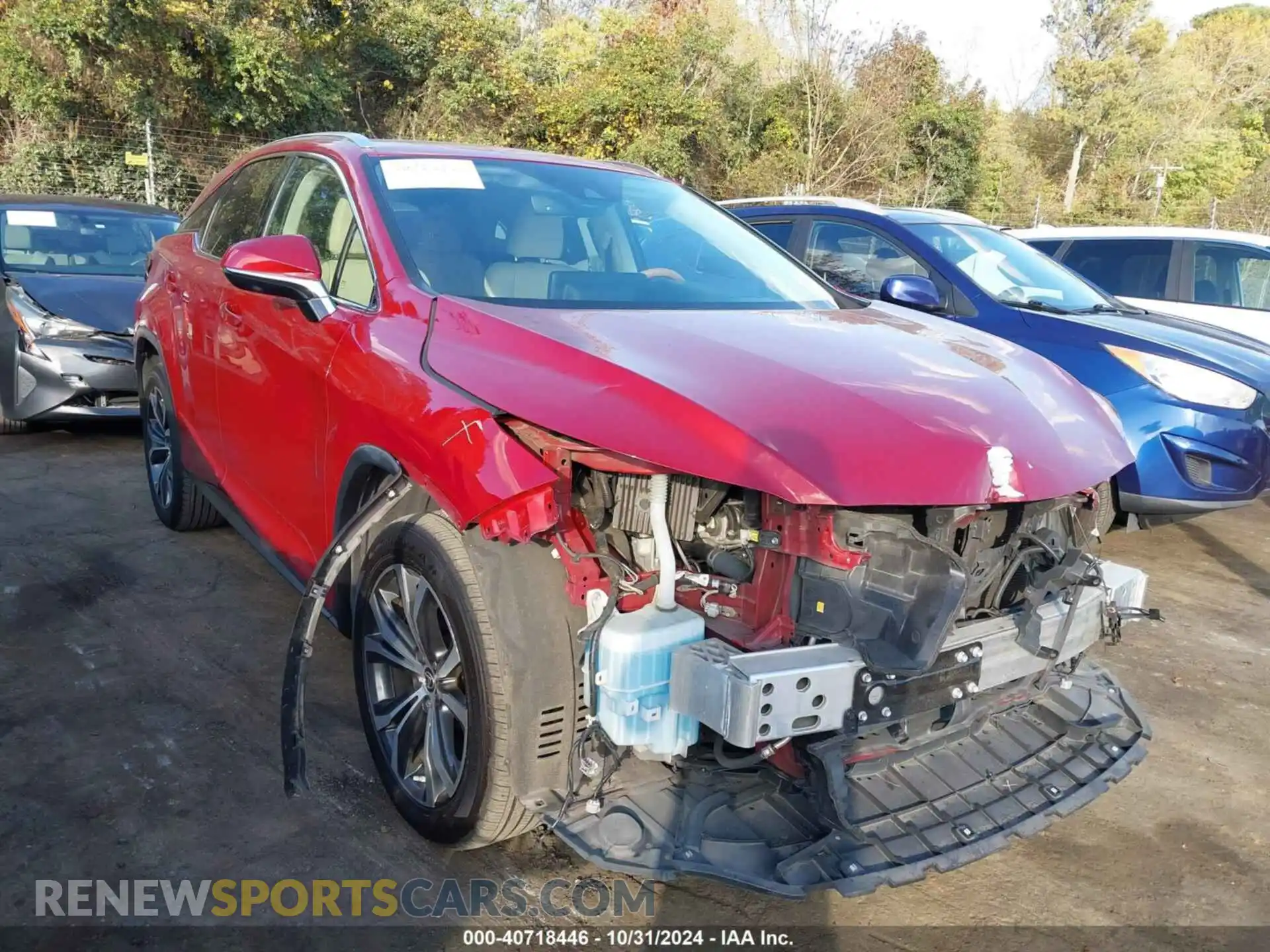 1 Photograph of a damaged car 2T2HZMAA4MC202774 LEXUS RX 350 2021