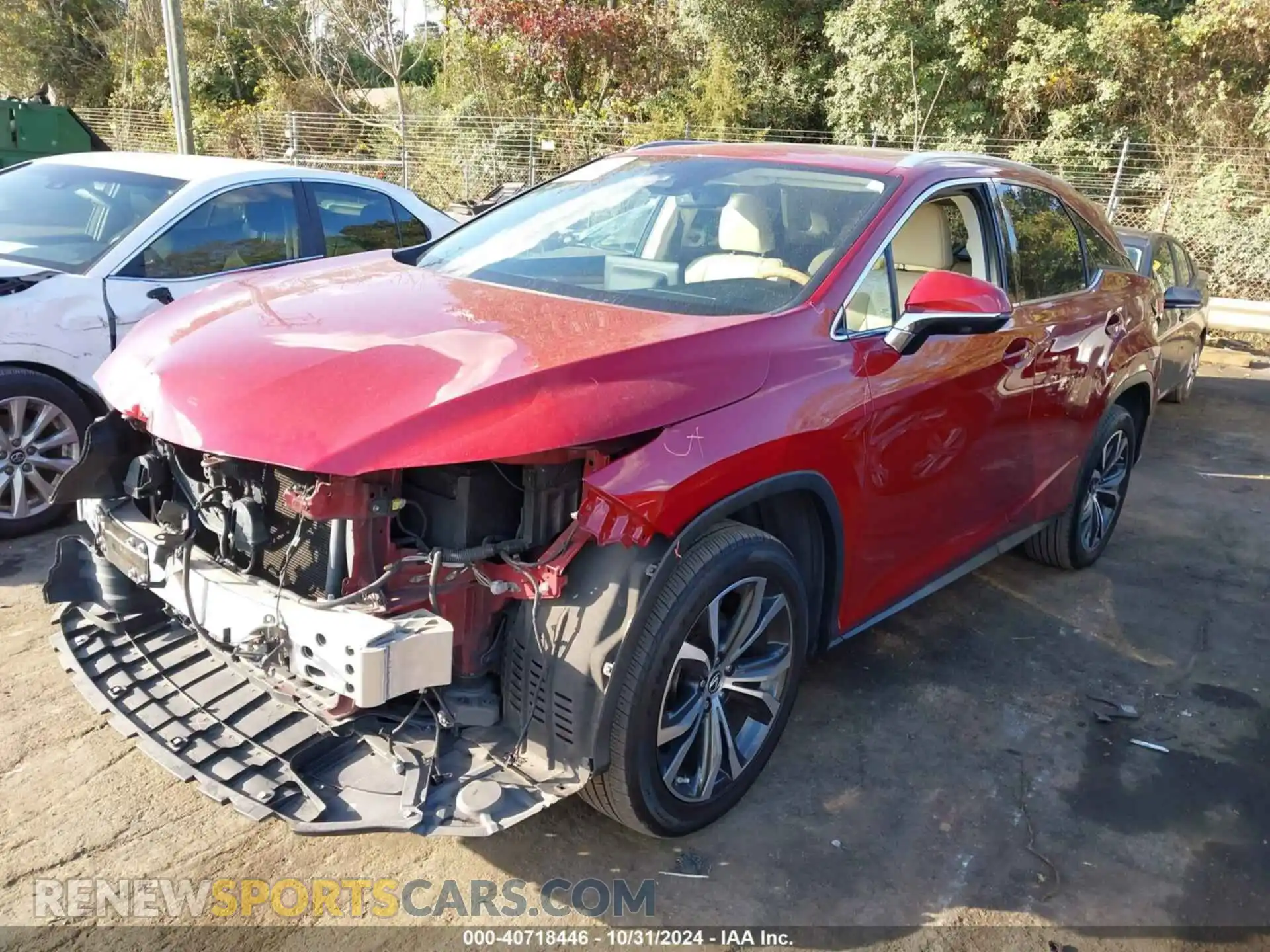 2 Photograph of a damaged car 2T2HZMAA4MC202774 LEXUS RX 350 2021