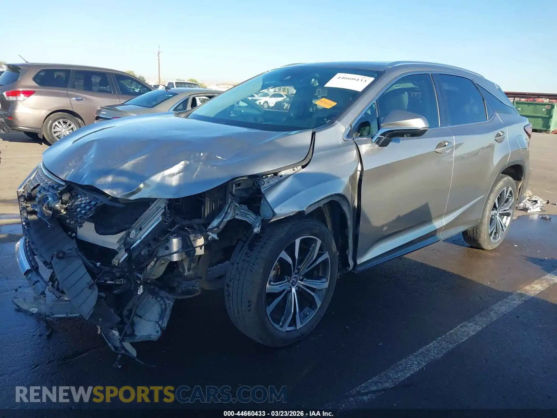 2 Photograph of a damaged car 2T2HZMAA4MC215654 LEXUS RX 350 2021