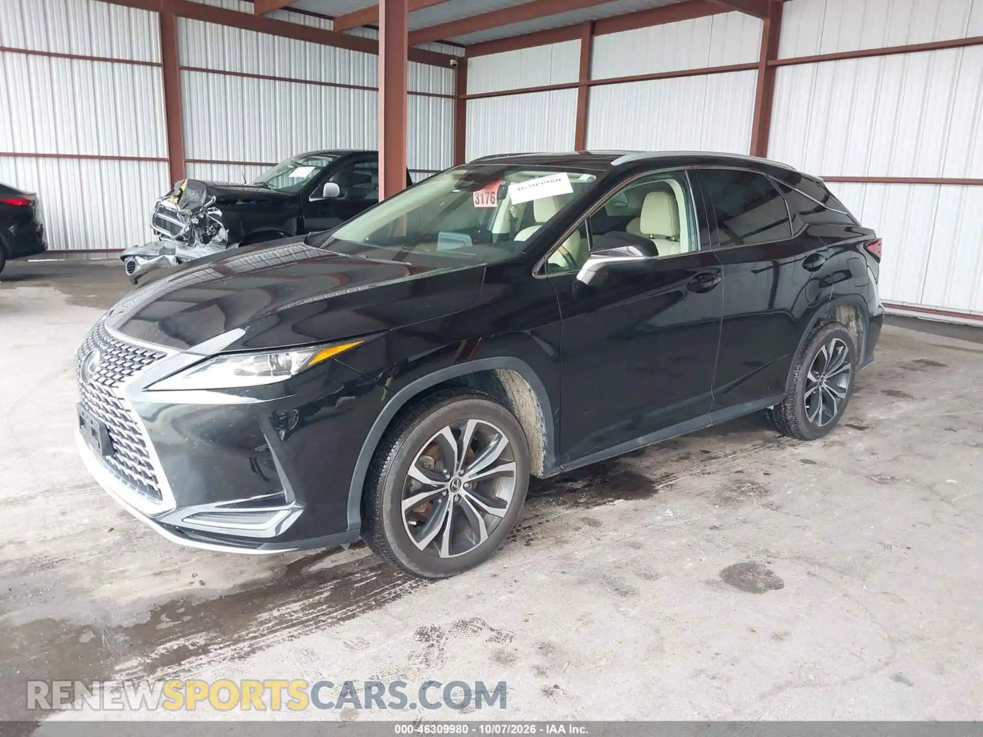 2 fotografías del automóvil dañado 2T2HZMAA4MC216058 LEXUS RX 350 2021