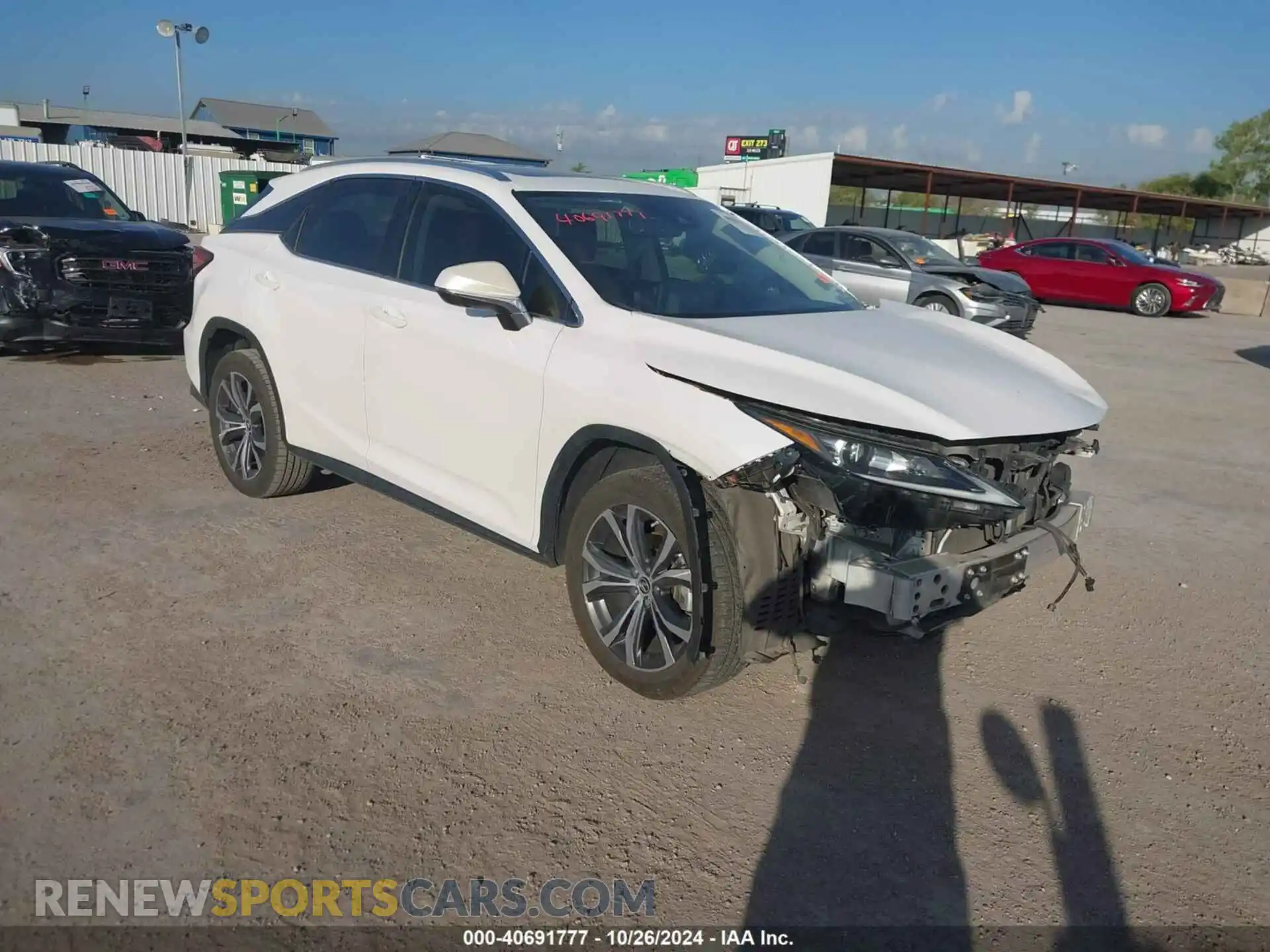 1 Photograph of a damaged car 2T2HZMAA5MC198167 LEXUS RX 350 2021