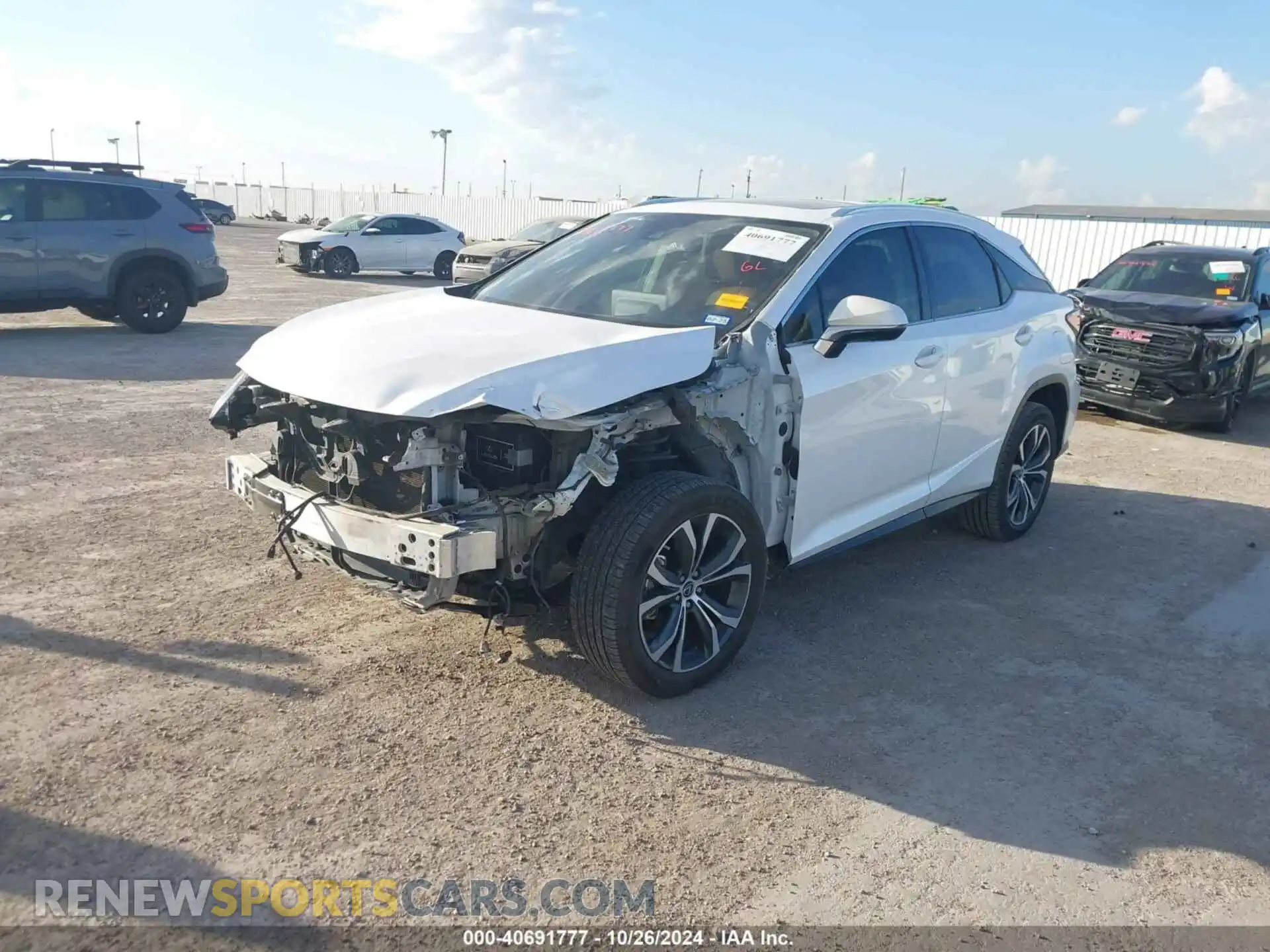 2 Photograph of a damaged car 2T2HZMAA5MC198167 LEXUS RX 350 2021