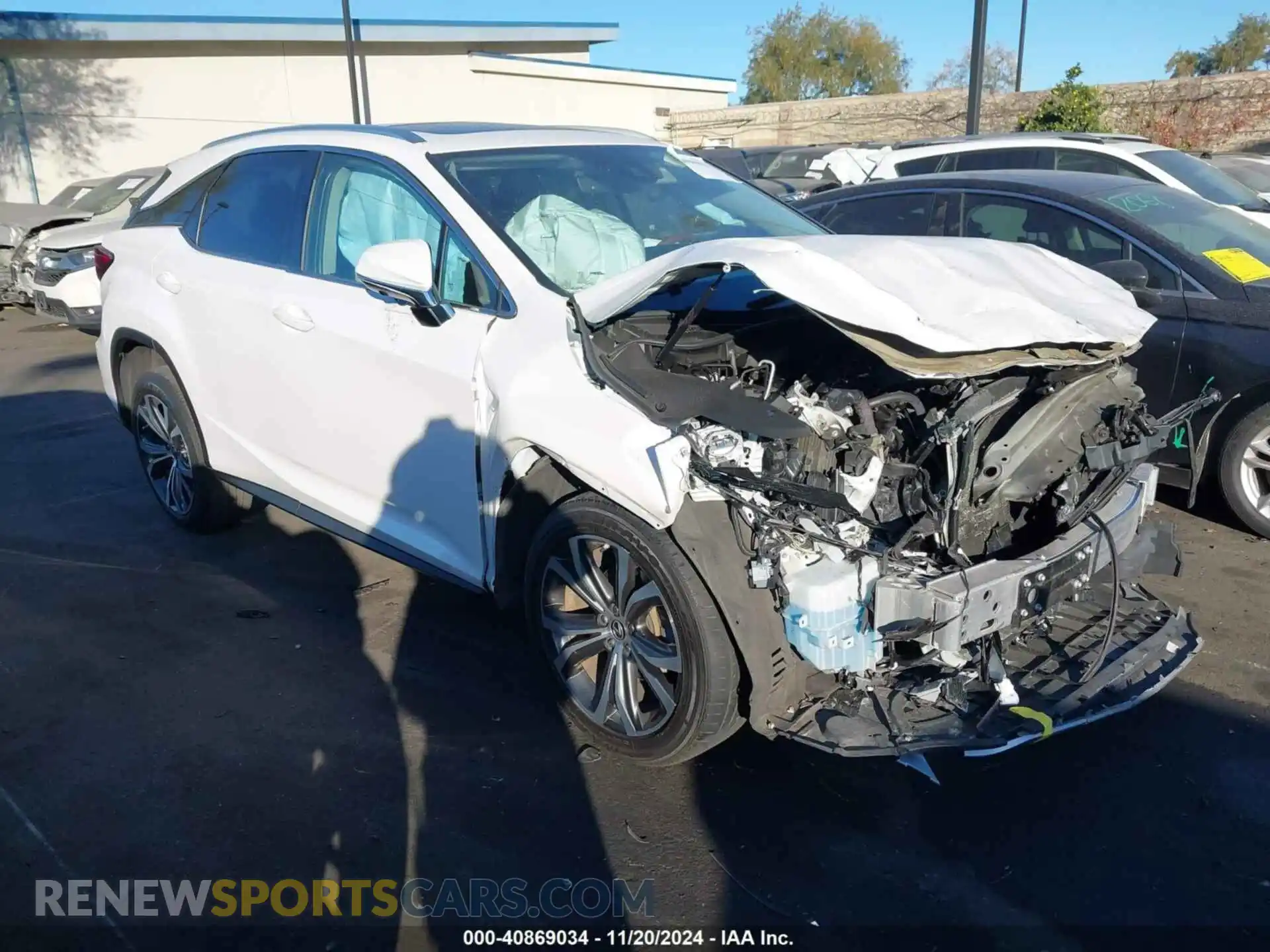 1 Photograph of a damaged car 2T2HZMAA6MC185637 LEXUS RX 350 2021