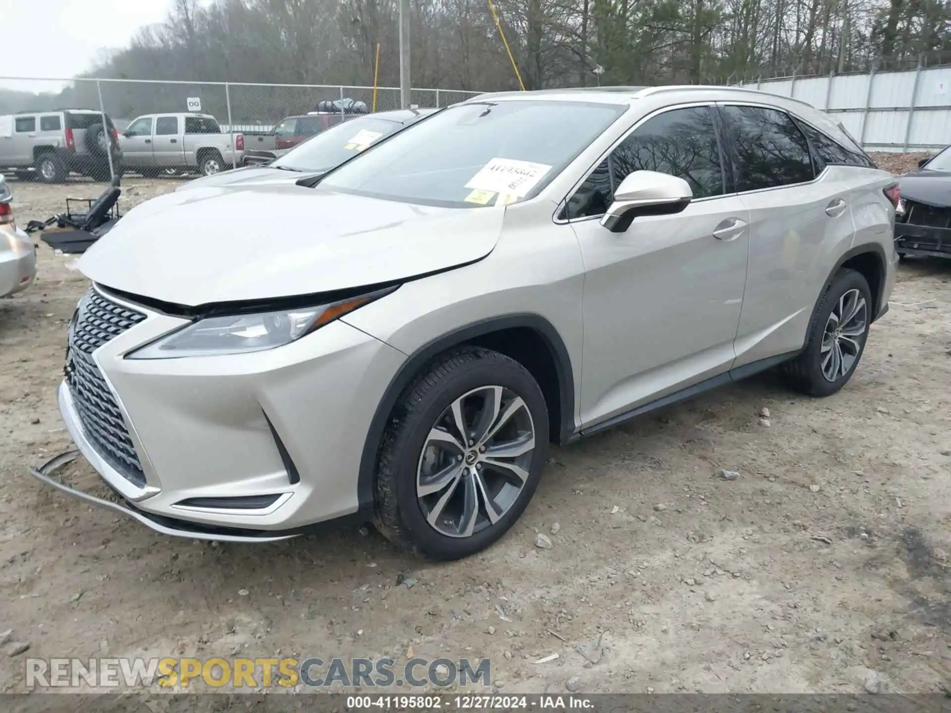 2 Photograph of a damaged car 2T2HZMAA6MC198078 LEXUS RX 350 2021