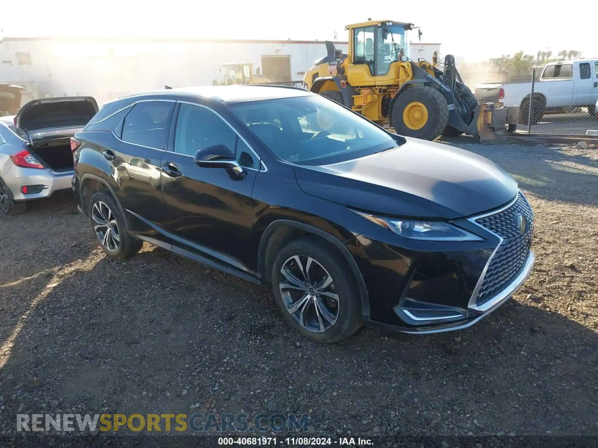 1 Photograph of a damaged car 2T2HZMAA7MC195691 LEXUS RX 350 2021