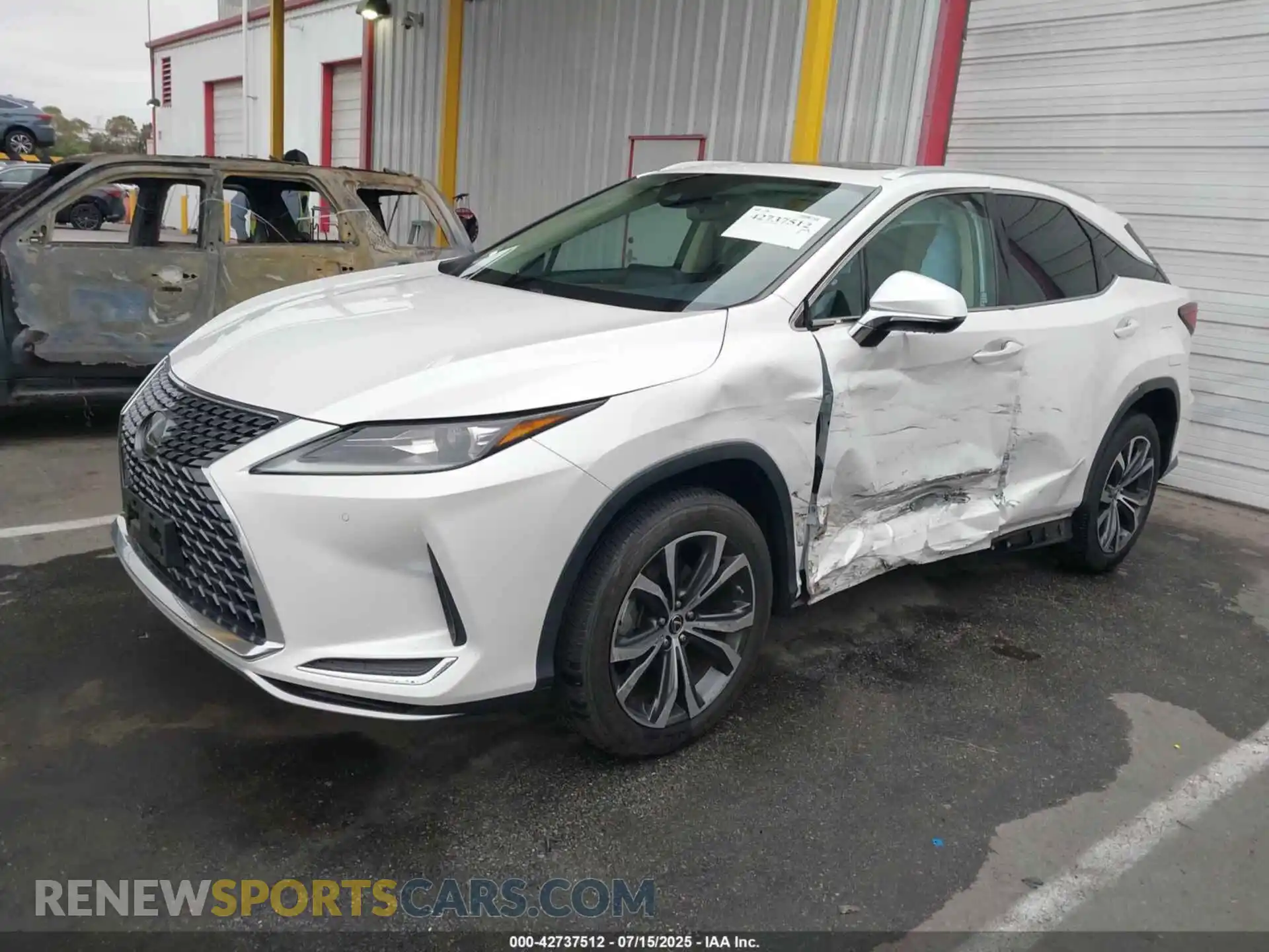 2 Photograph of a damaged car 2T2HZMAA8MC187745 LEXUS RX 350 2021