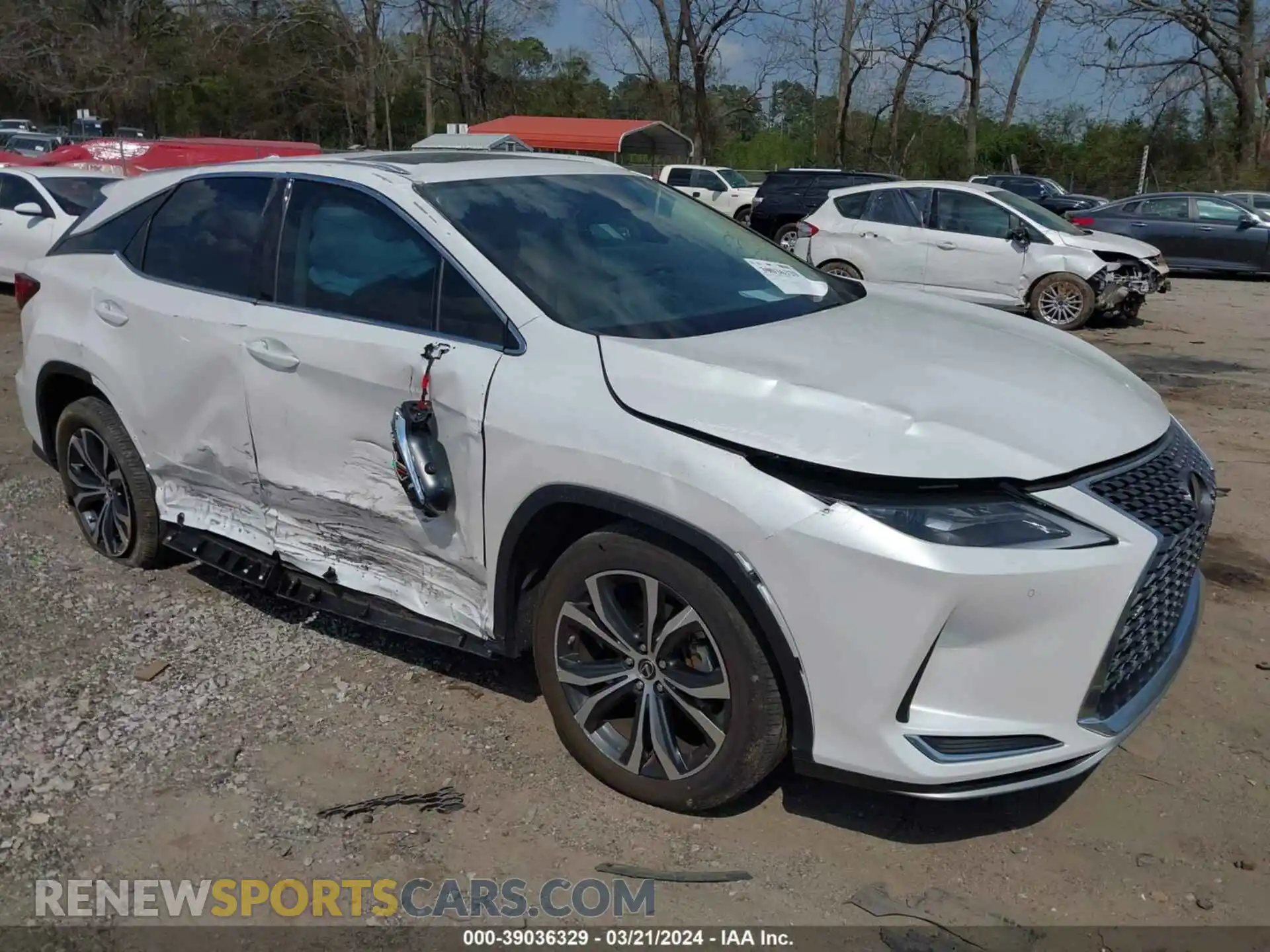 1 Photograph of a damaged car 2T2HZMAA9MC202432 LEXUS RX 350 2021
