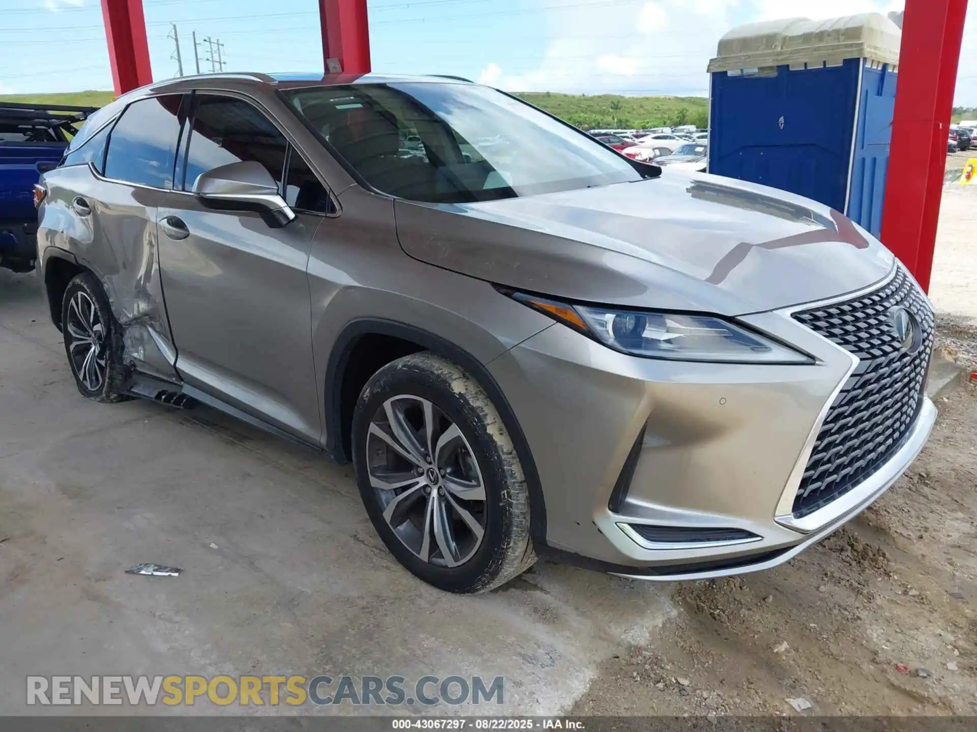 1 Photograph of a damaged car 2T2HZMAAXMC188069 LEXUS RX 350 2021