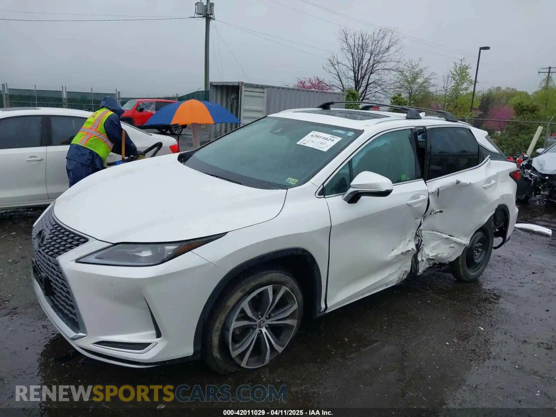 2 Photograph of a damaged car 2T2HZMDA3MC266624 LEXUS RX 350 2021