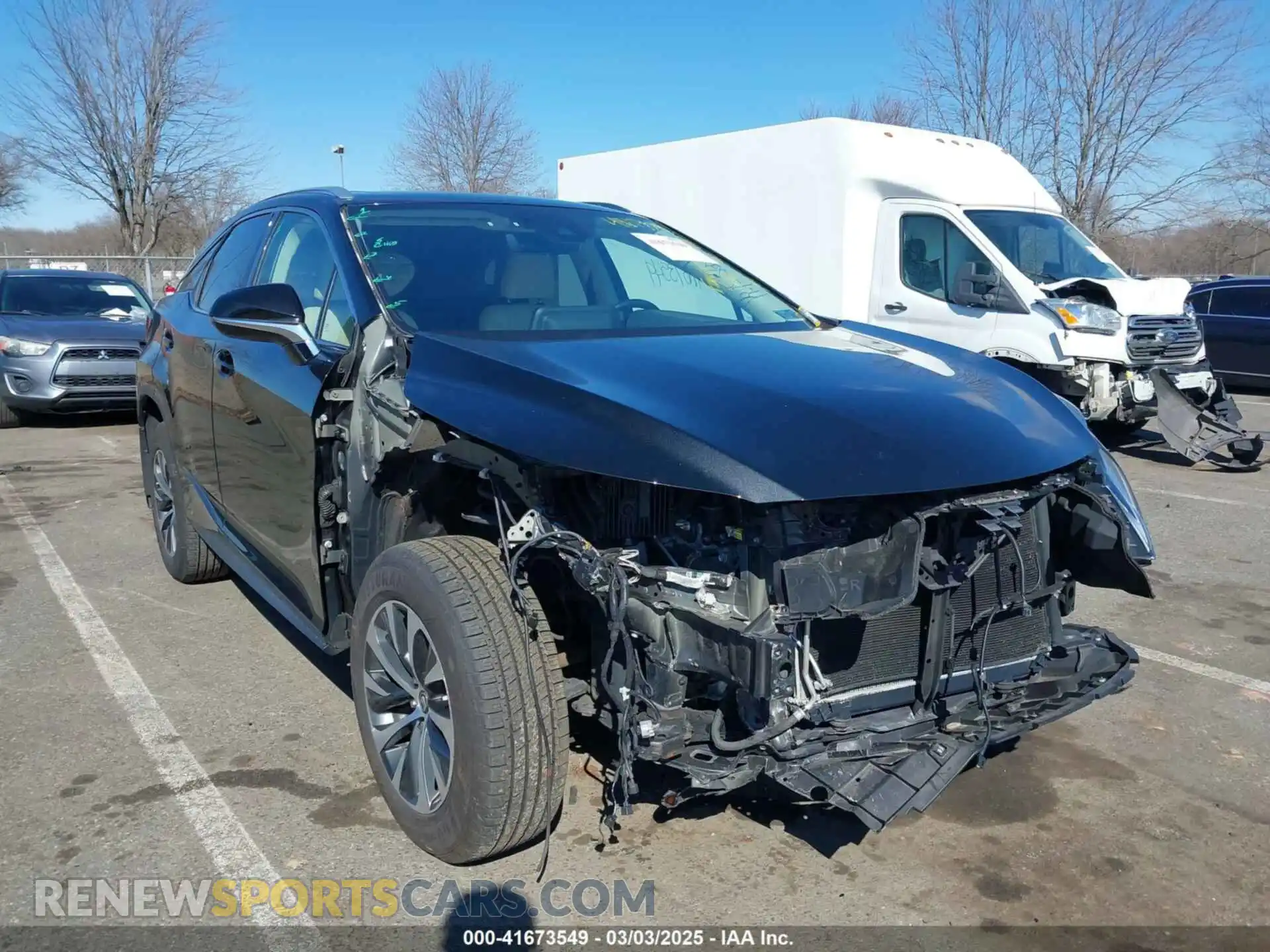 1 Photograph of a damaged car 2T2HZMDA4MC274747 LEXUS RX 350 2021