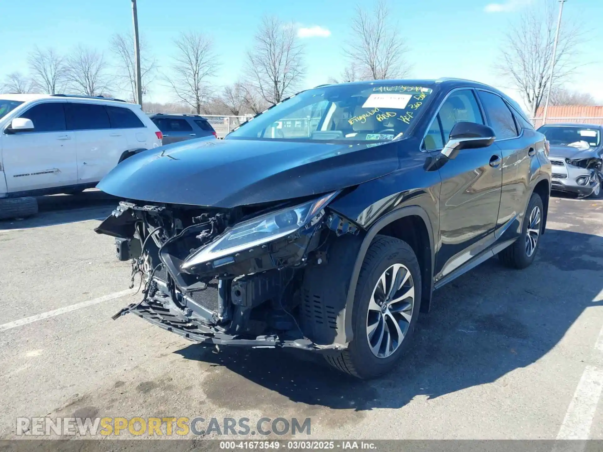 2 Photograph of a damaged car 2T2HZMDA4MC274747 LEXUS RX 350 2021