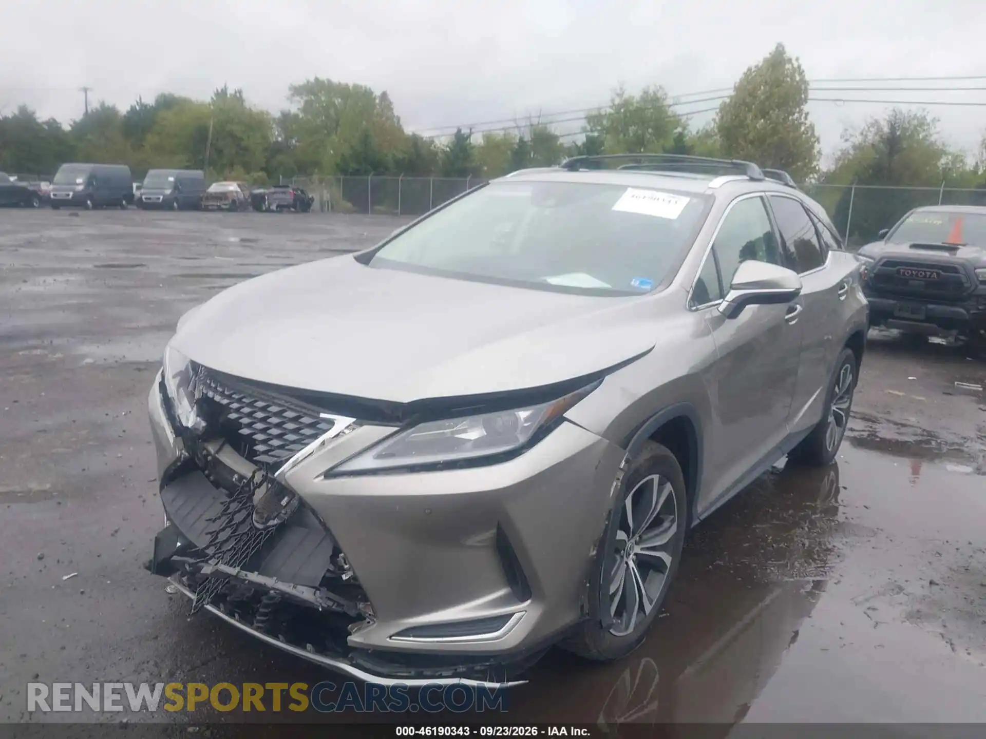 2 fotografías del automóvil dañado 2T2HZMDA4MC280113 LEXUS RX 350 2021