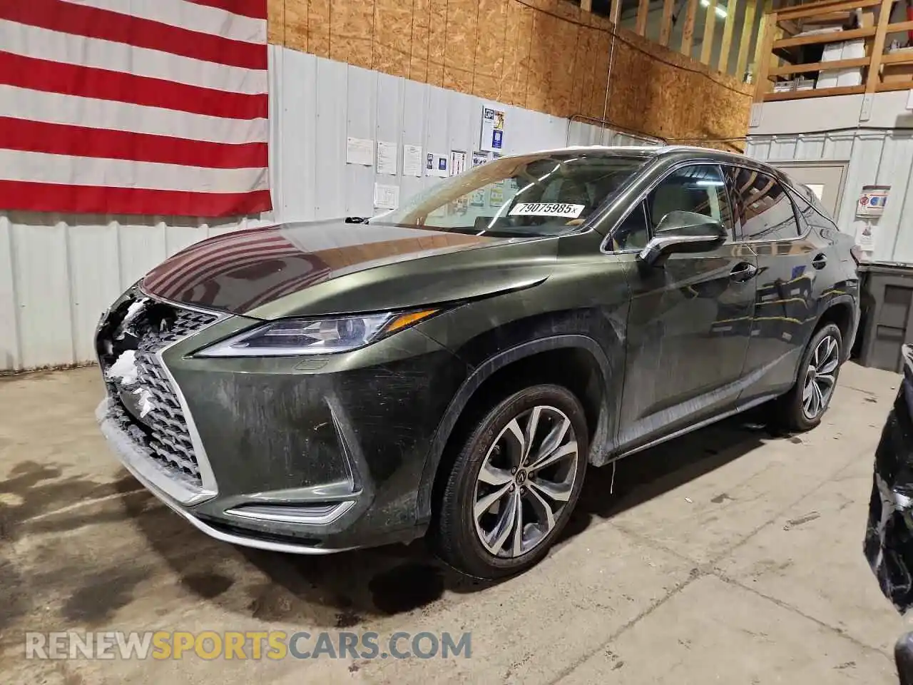1 Photograph of a damaged car 2T2HZMDA4MC285134 LEXUS RX 350 2021