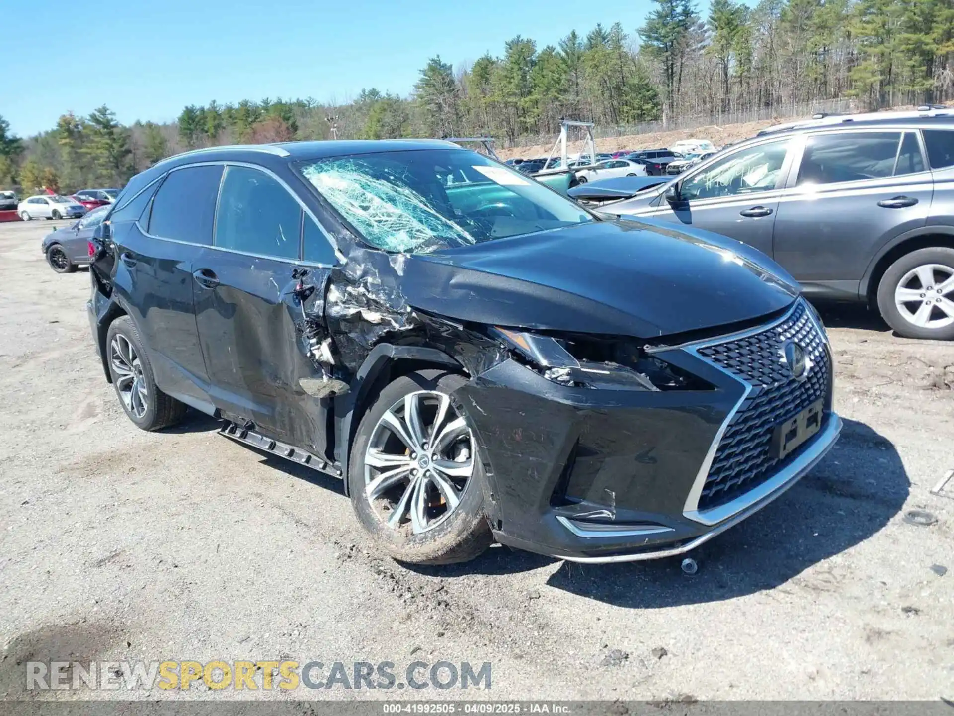 1 Photograph of a damaged car 2T2HZMDA6MC267282 LEXUS RX 350 2021