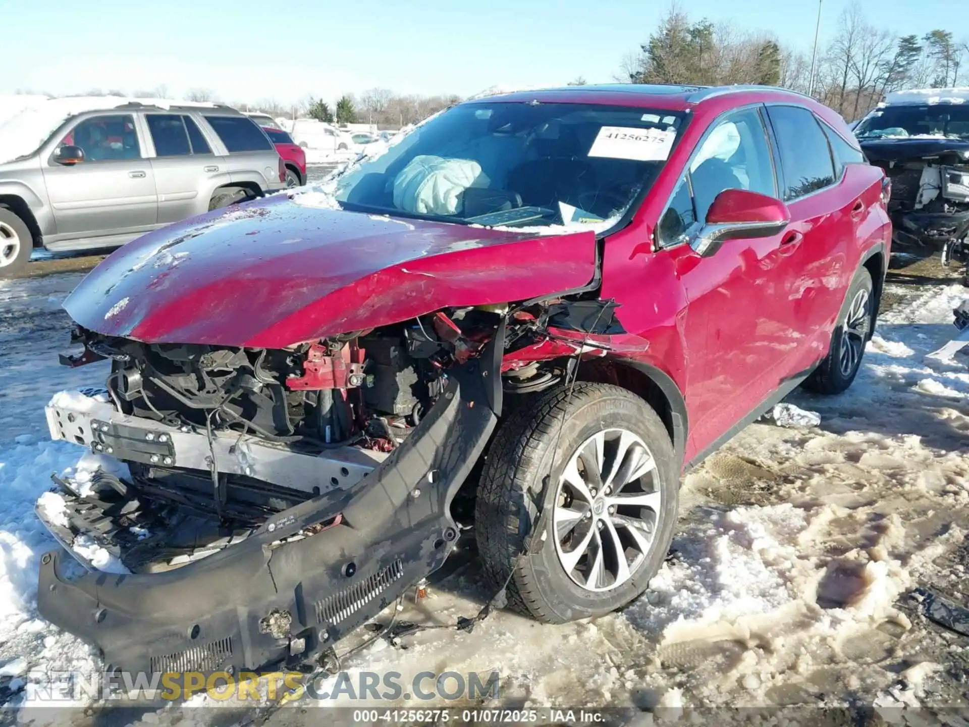 2 Photograph of a damaged car 2T2HZMDA6MC276211 LEXUS RX 350 2021