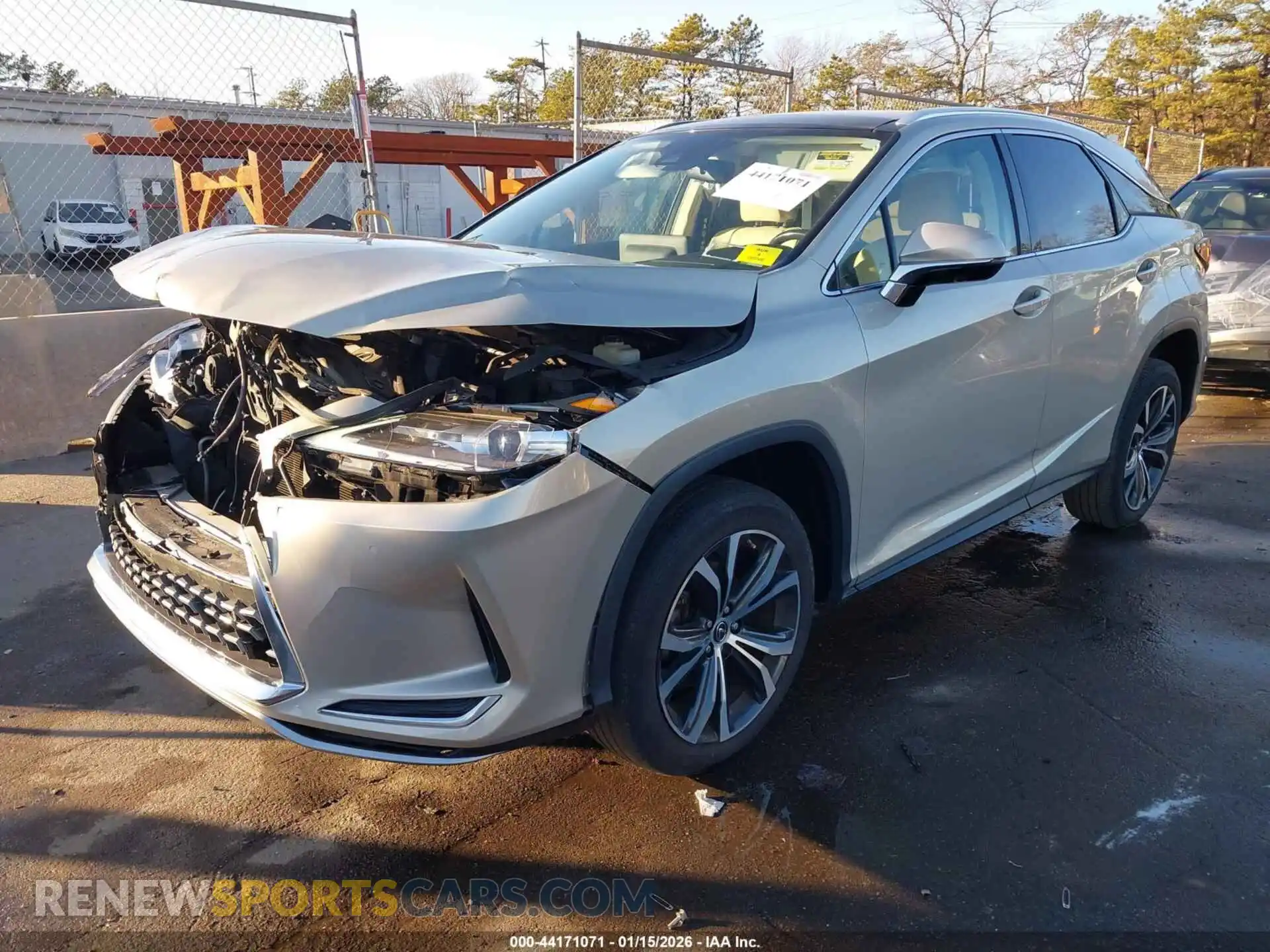 2 Photograph of a damaged car 2T2HZMDA6MC292666 LEXUS RX 350 2021
