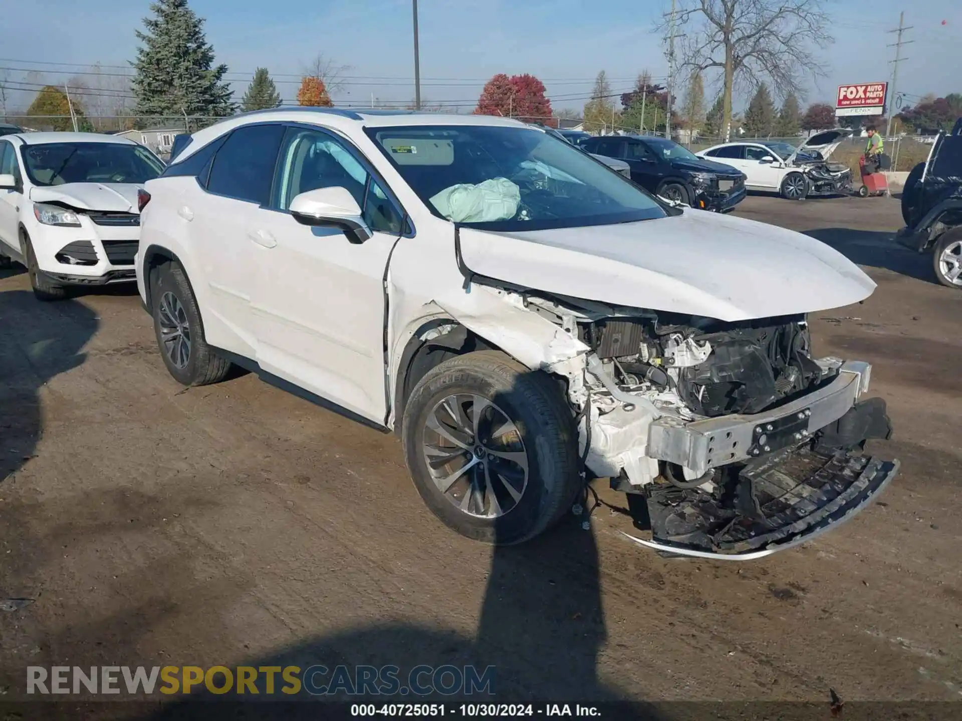 1 Photograph of a damaged car 2T2HZMDA6MC304802 LEXUS RX 350 2021