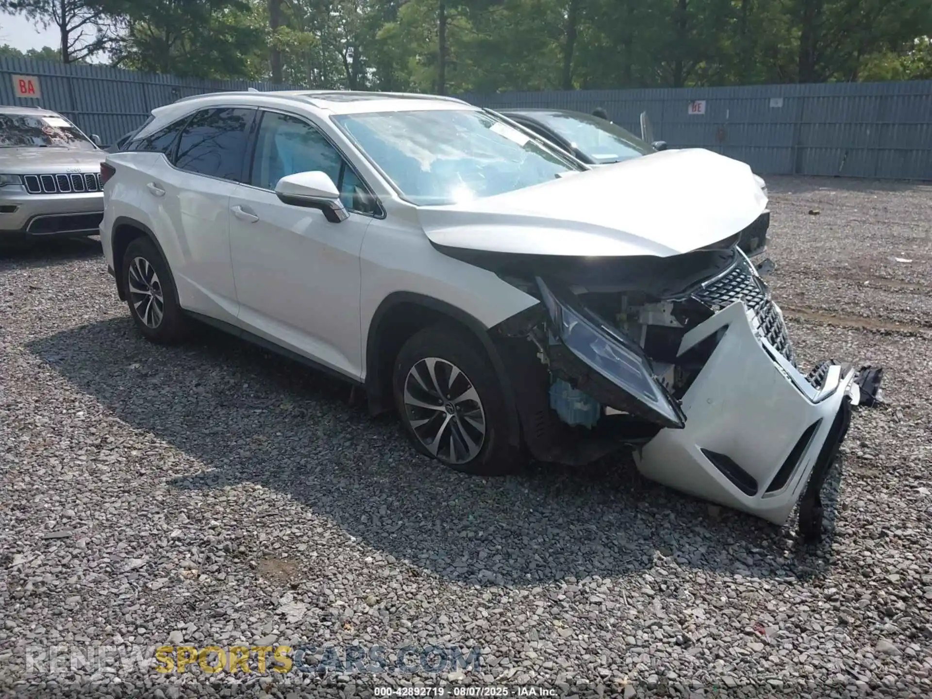 1 Photograph of a damaged car 2T2HZMDA7MC305327 LEXUS RX 350 2021