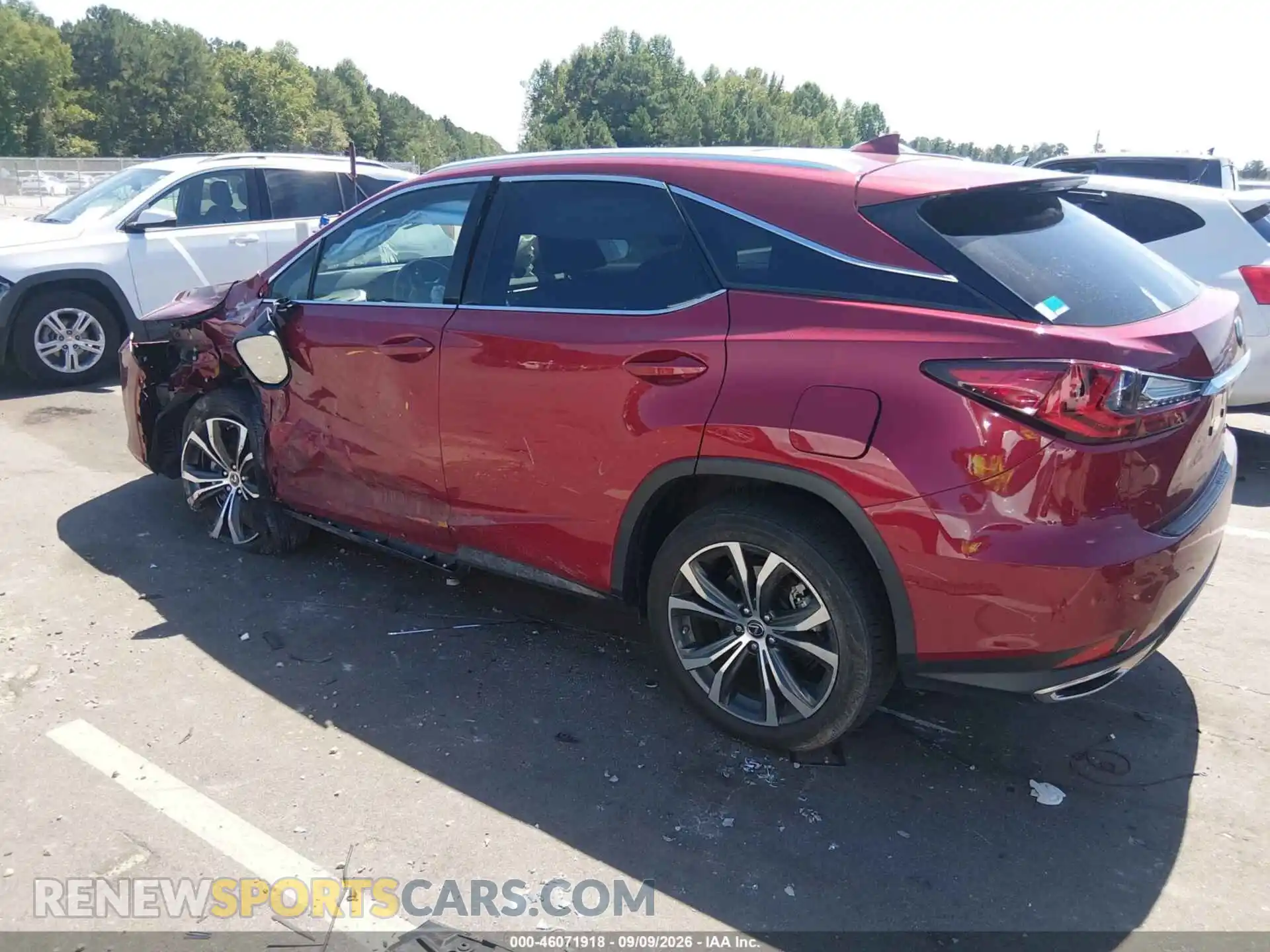 3 Фотография поврежденного автомобиля 2T2HZMDA9MC285064 LEXUS RX 350 2021
