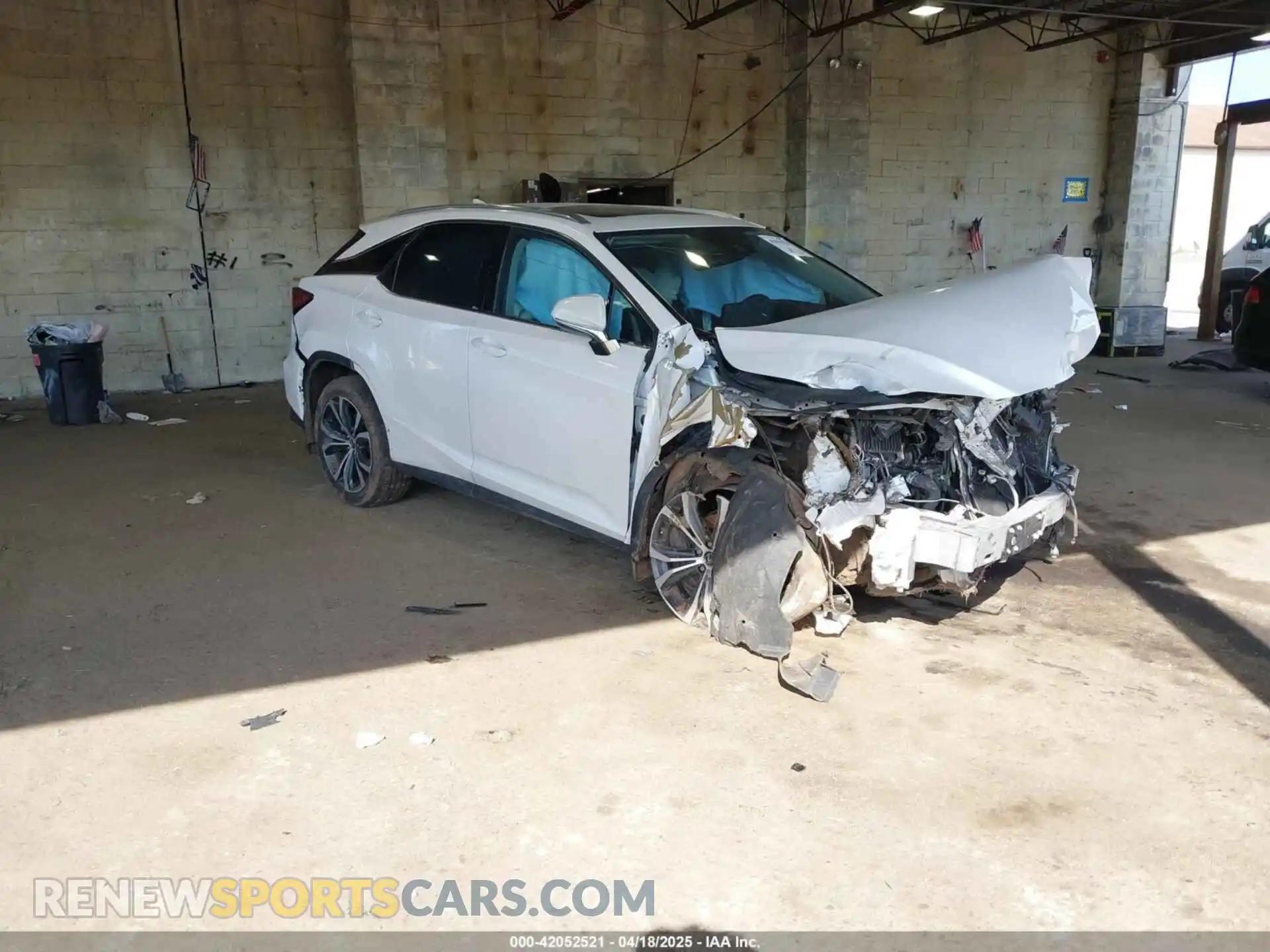 1 Photograph of a damaged car 2T2HZMDA9MC305457 LEXUS RX 350 2021