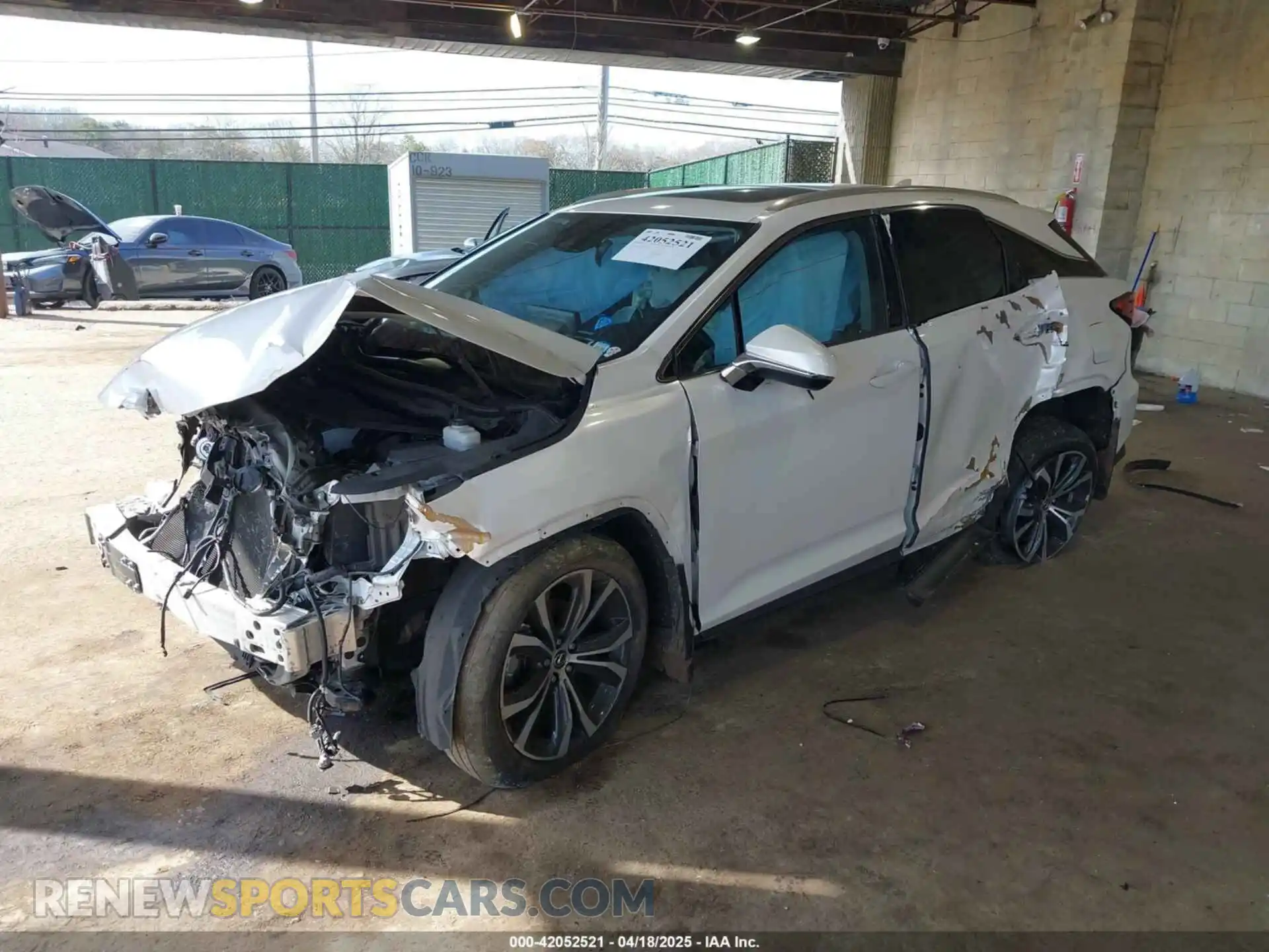 2 Photograph of a damaged car 2T2HZMDA9MC305457 LEXUS RX 350 2021