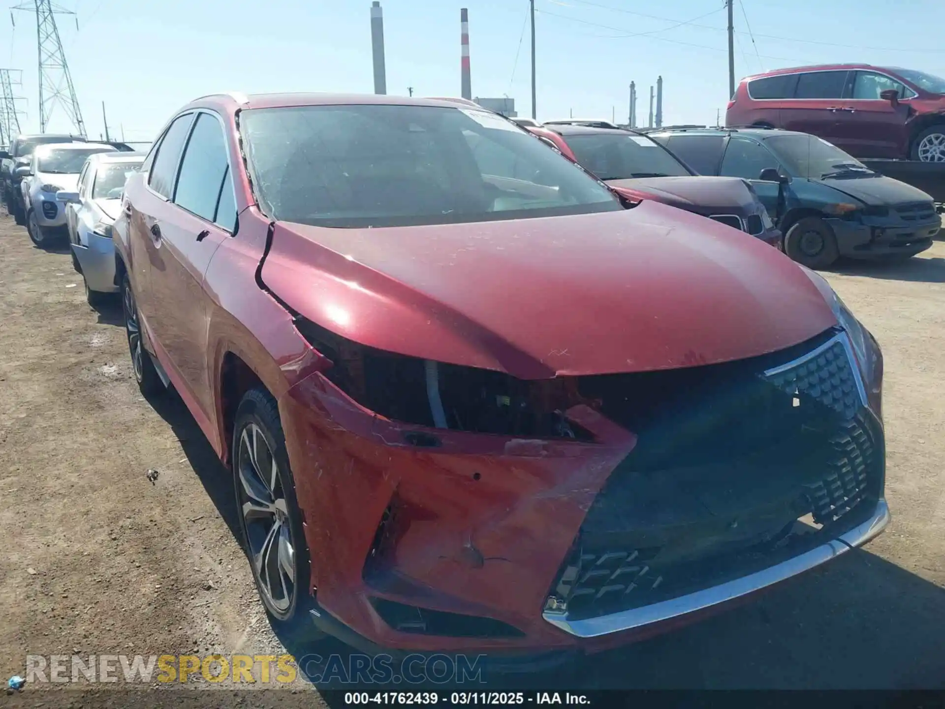 1 Photograph of a damaged car 2T2HZMDAXMC268550 LEXUS RX 350 2021
