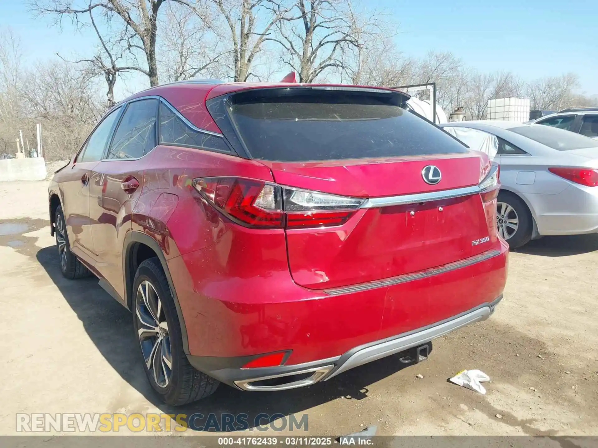 3 Photograph of a damaged car 2T2HZMDAXMC268550 LEXUS RX 350 2021