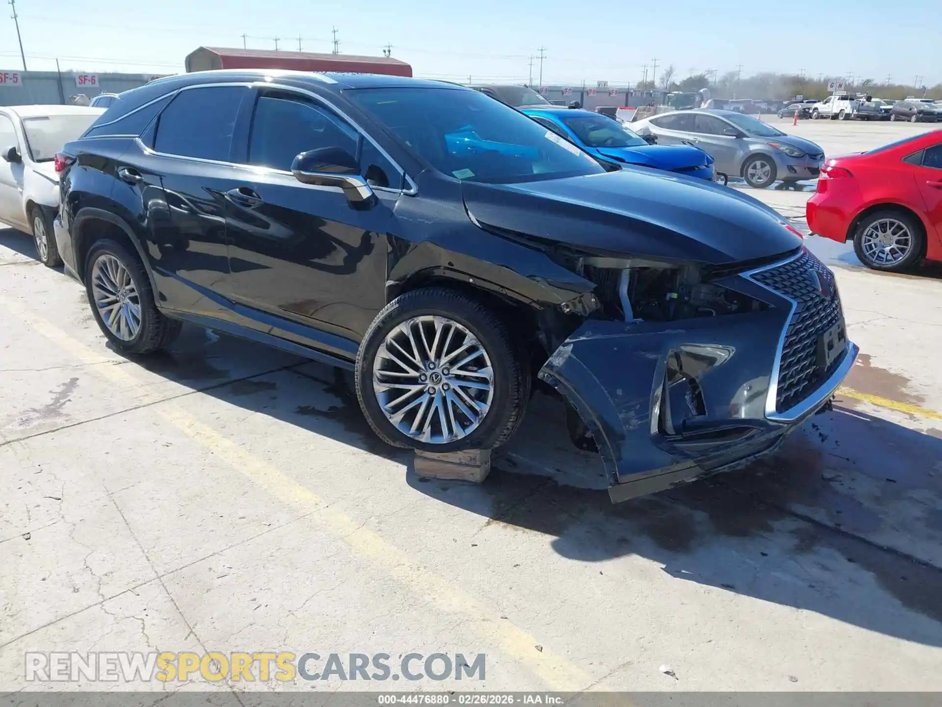 1 Photograph of a damaged car 2T2JZMAA3MC214433 LEXUS RX 350 2021