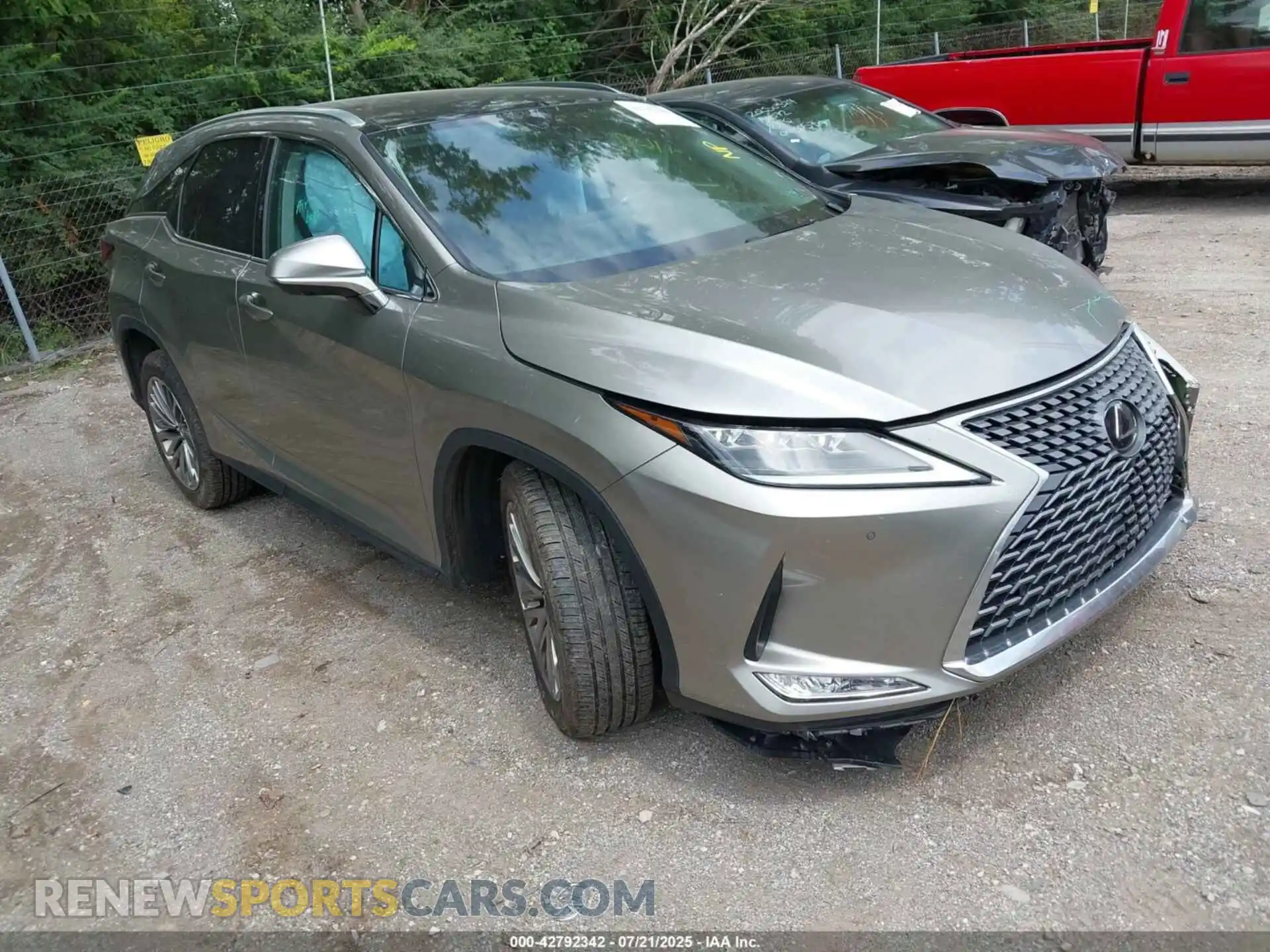 1 Photograph of a damaged car 2T2JZMDA5MC305991 LEXUS RX 350 2021