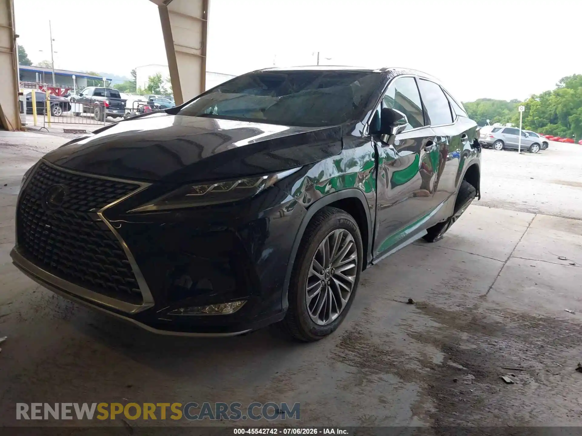 2 Photograph of a damaged car 2T2JZMDA6MC261872 LEXUS RX 350 2021