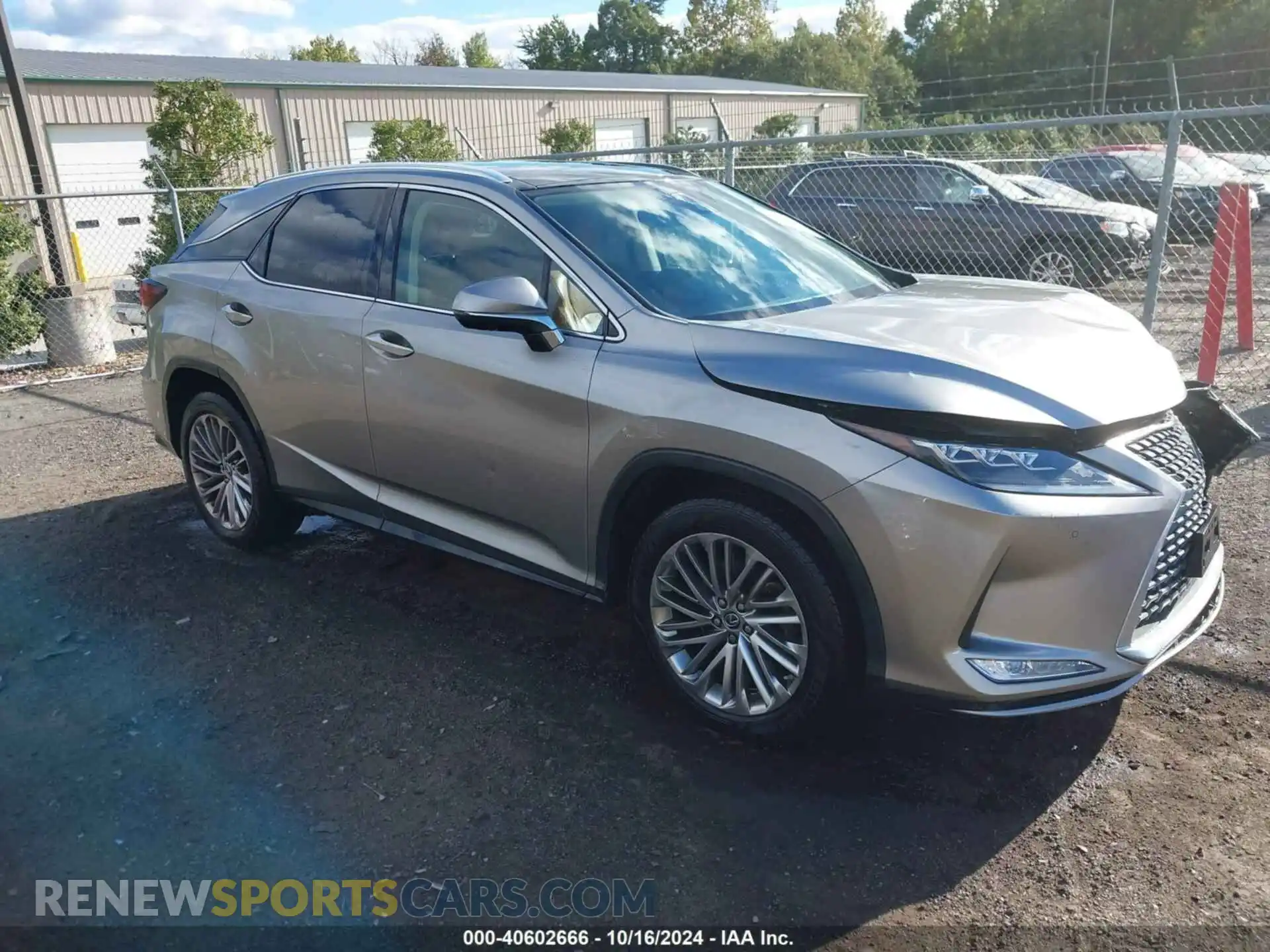 1 Photograph of a damaged car 2T2JZMDA7MC296002 LEXUS RX 350 2021