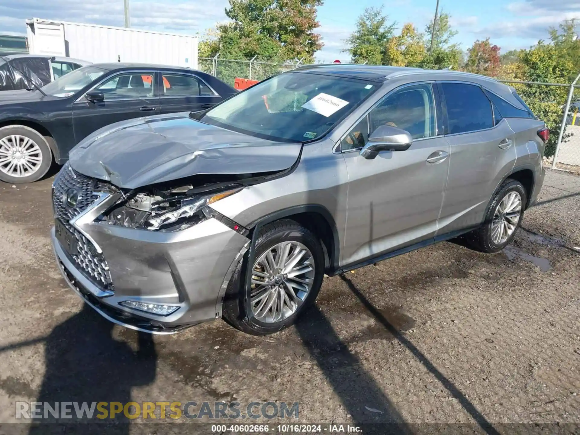 2 Photograph of a damaged car 2T2JZMDA7MC296002 LEXUS RX 350 2021