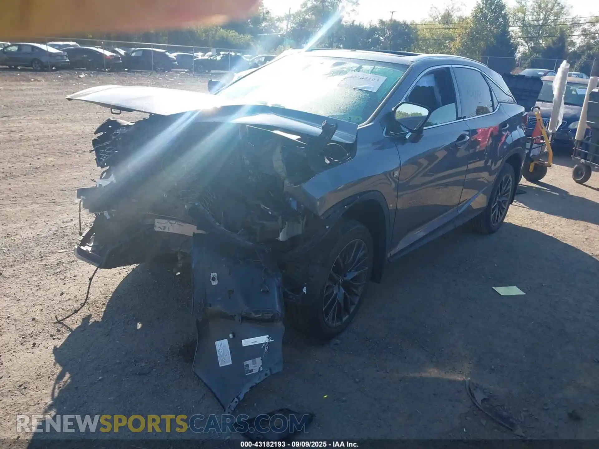 2 Photograph of a damaged car 2T2SZMDA1MC291463 LEXUS RX 350 2021
