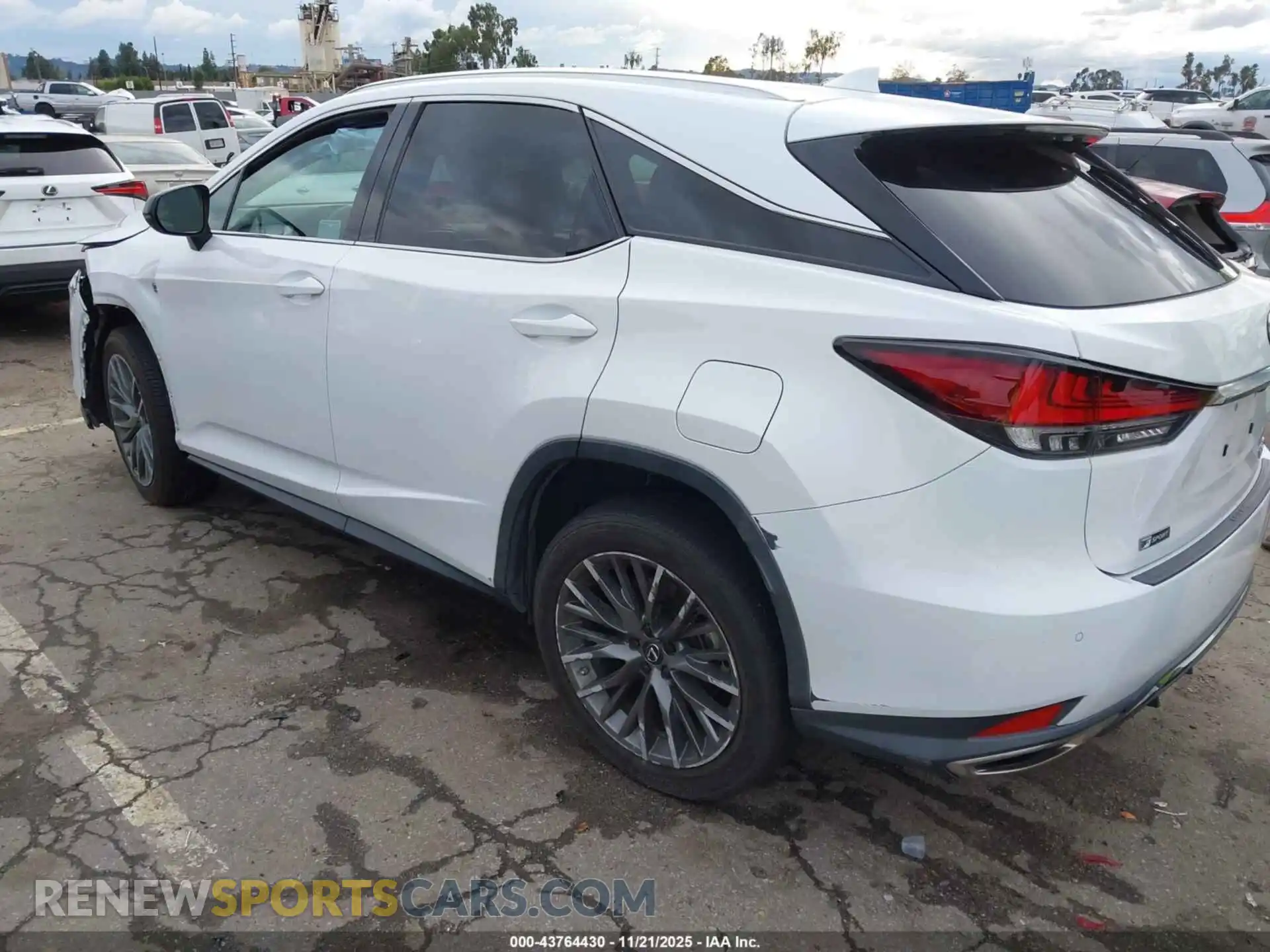 3 Photograph of a damaged car 2T2SZMDA1MC293374 LEXUS RX 350 2021