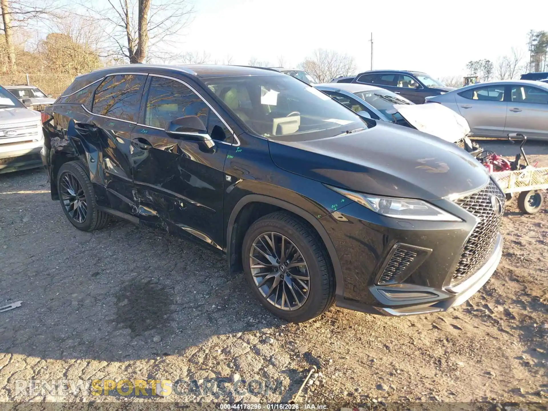 1 Photograph of a damaged car 2T2SZMDA2MC280472 LEXUS RX 350 2021