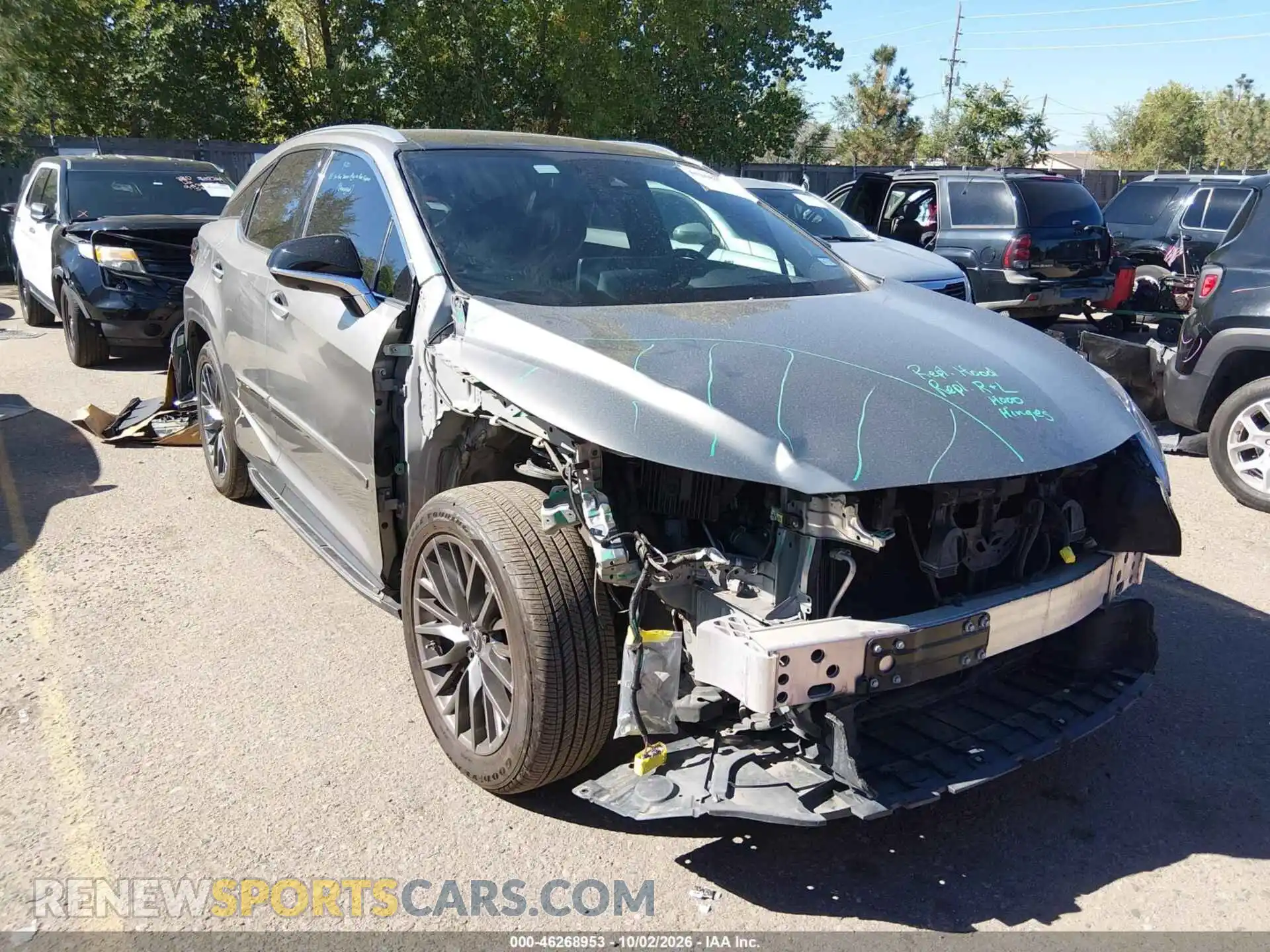 1 Photograph of a damaged car 2T2YZMDA4MC284498 LEXUS RX 350 2021